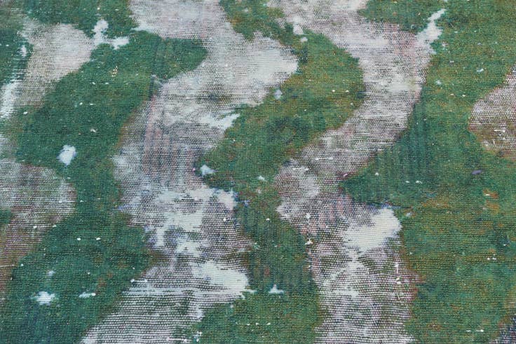 Detail image of 3' 7 x 6' 2 Hand Knotted Ultra Vintage Persian Wool Rug