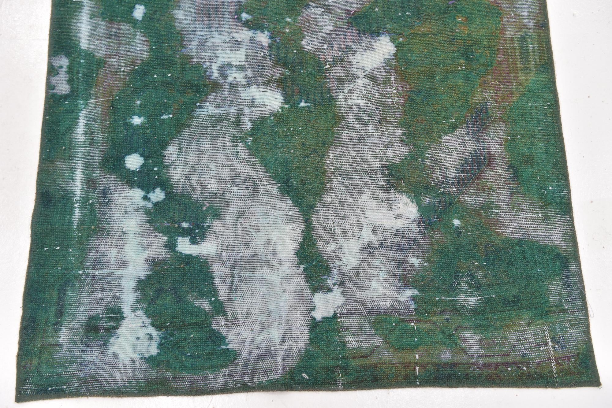 3' 7 x 6' 2 Hand Knotted Ultra Vintage Persian Wool Rug