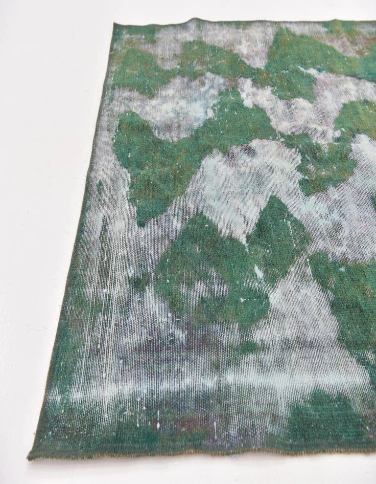 Detail image of 3' 7 x 6' 2  Hand Knotted Ultra Vintage Persian Wool Rug