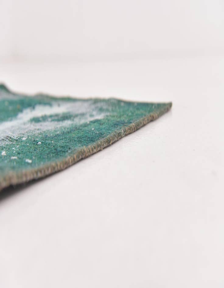 Detail image of 3' 7 x 6' 2  Hand Knotted Ultra Vintage Persian Wool Rug