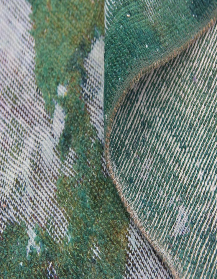 Detail image of 3' 7 x 6' 2  Hand Knotted Ultra Vintage Persian Wool Rug