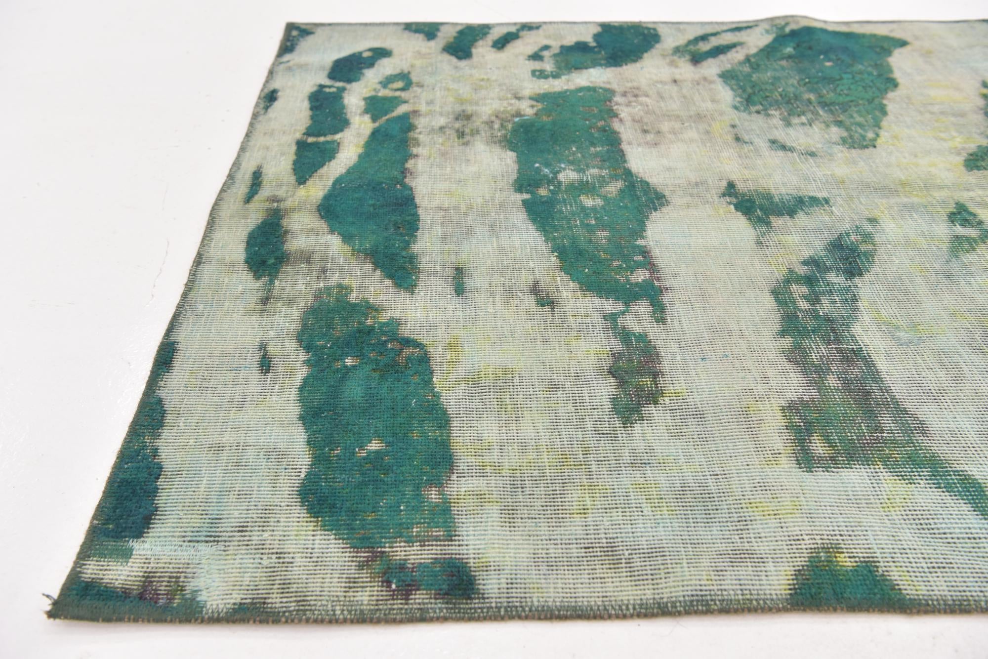 3' 6 x 5' 8 Hand Knotted Ultra Vintage Persian Wool Rug