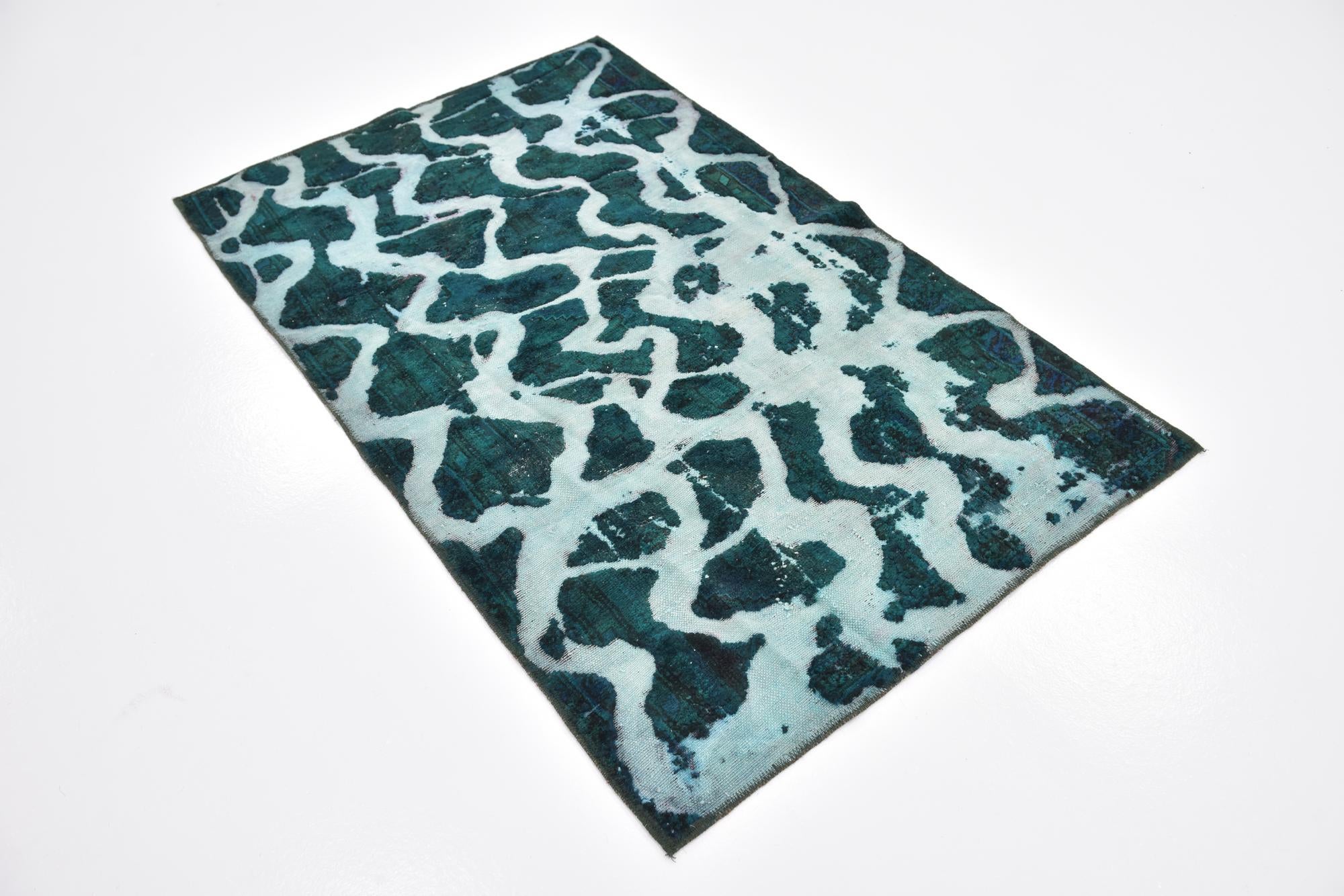 3' 3 x 5' 2 Hand Knotted Ultra Vintage Persian Wool Rug