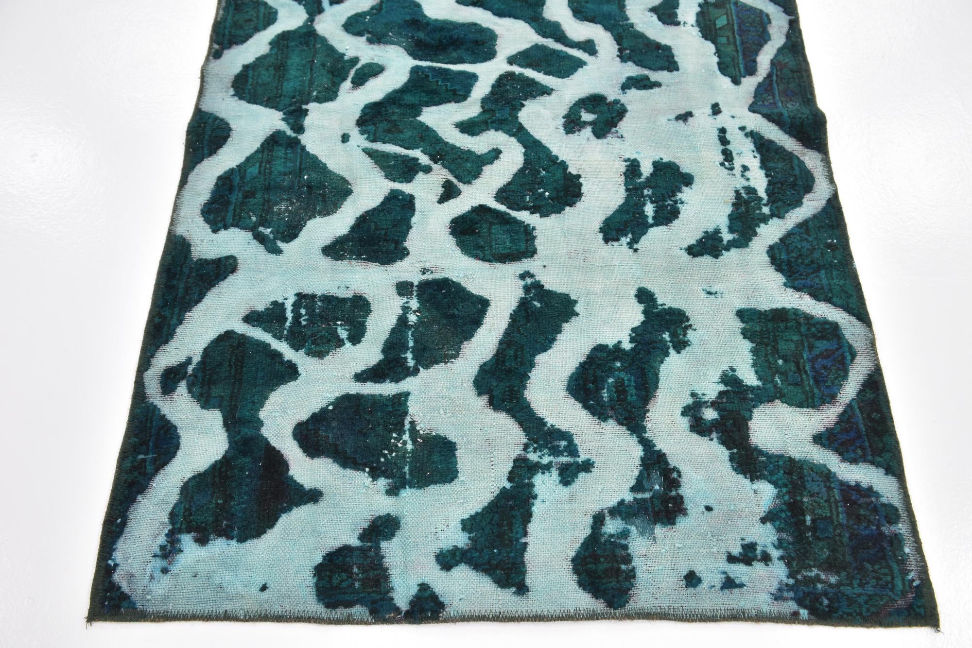 3' 3 x 5' 2 Hand Knotted Ultra Vintage Persian Wool Rug