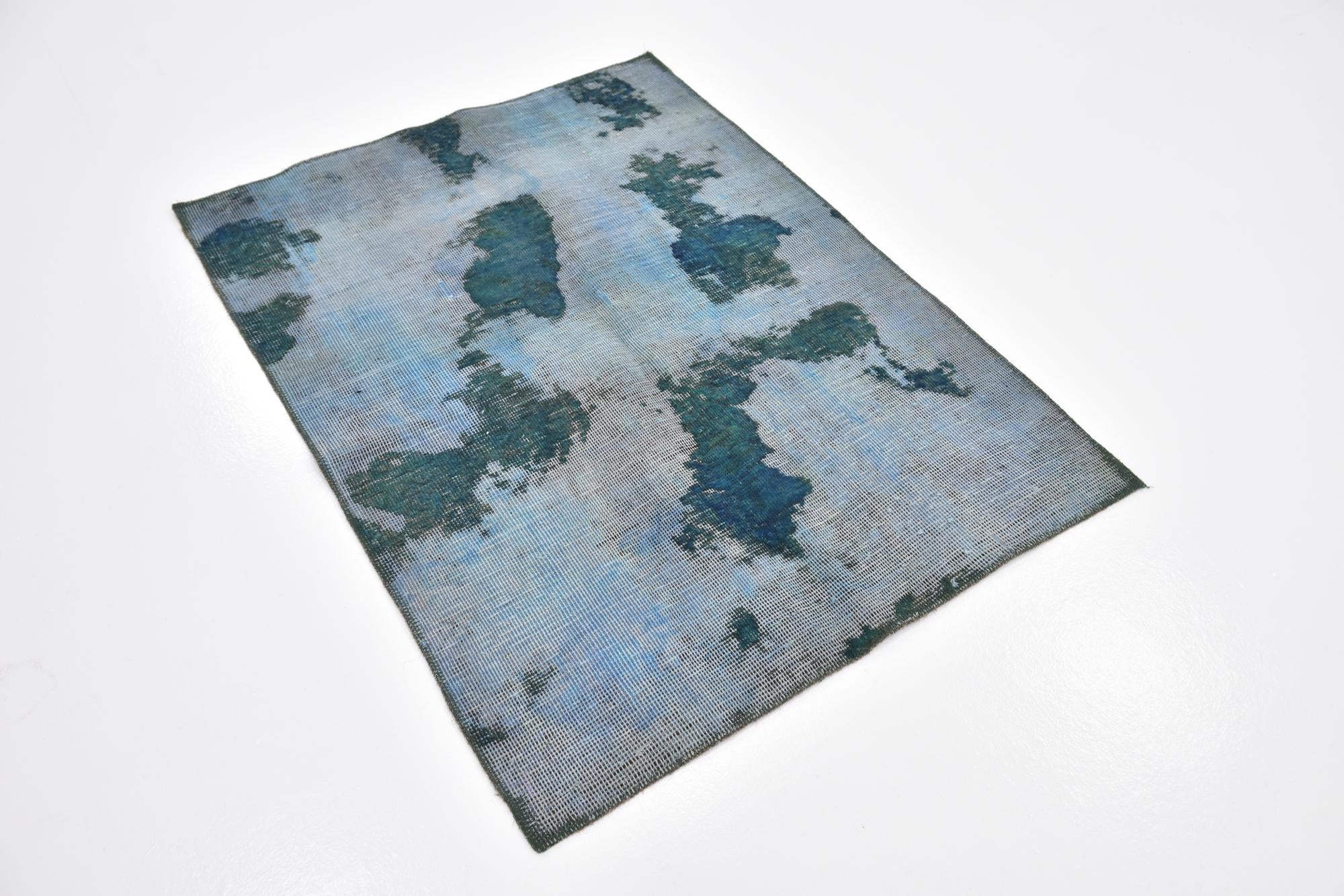 3' 2 x 4' 3 Hand Knotted Ultra Vintage Persian Wool Rug