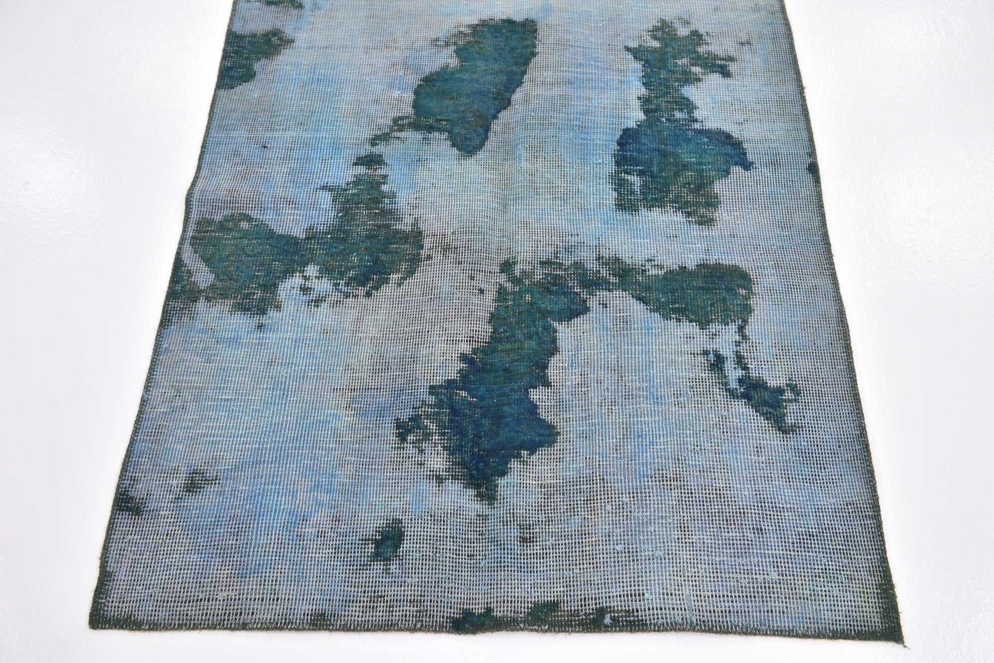 3' 2 x 4' 3 Hand Knotted Ultra Vintage Persian Wool Rug