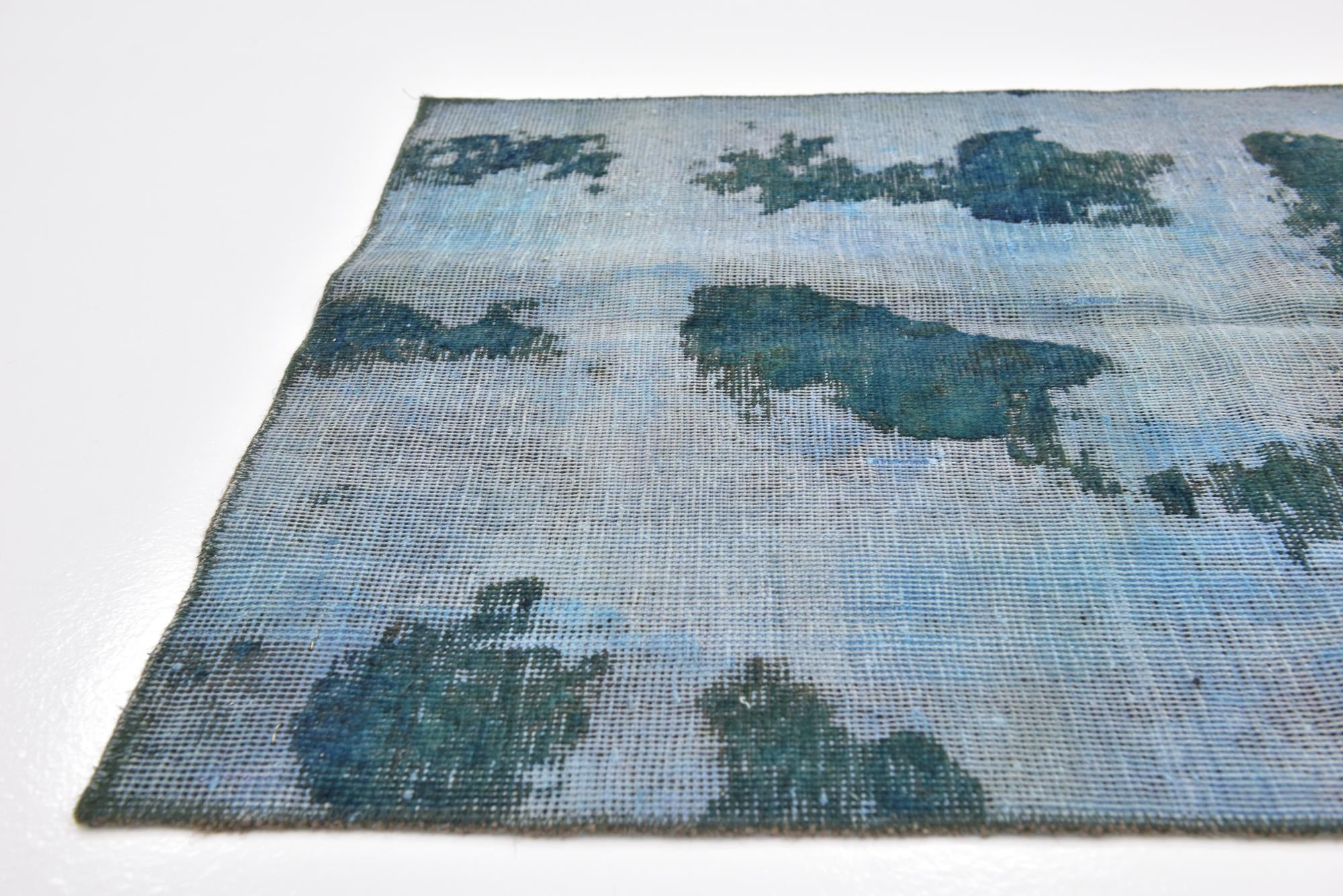 3' 2 x 4' 3 Hand Knotted Ultra Vintage Persian Wool Rug