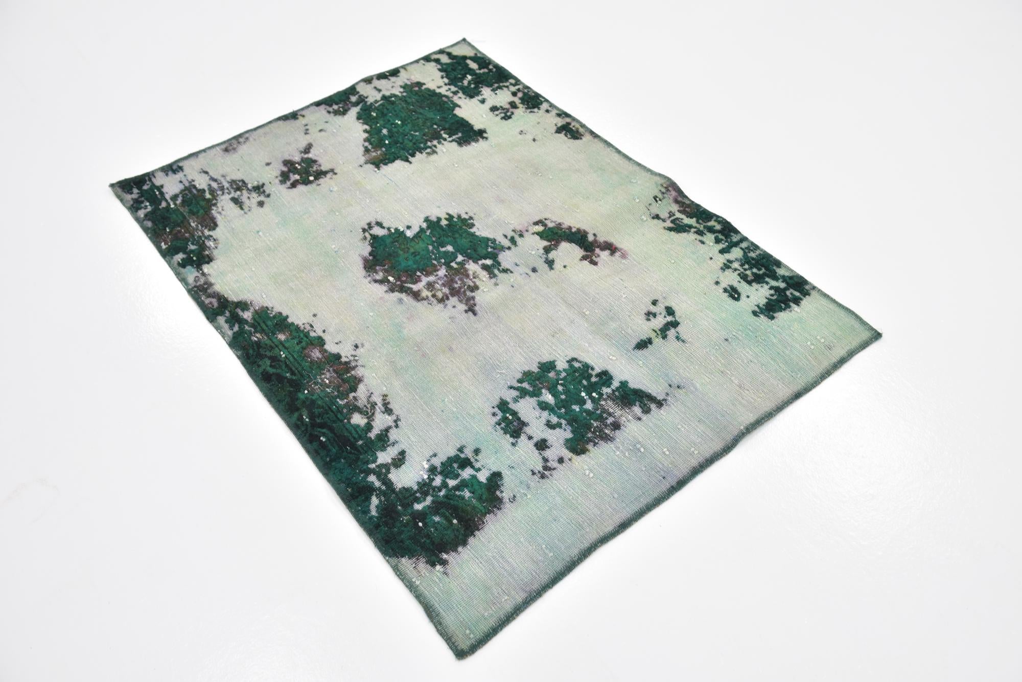 3' x 4' 3 Hand Knotted Ultra Vintage Persian Wool Rug