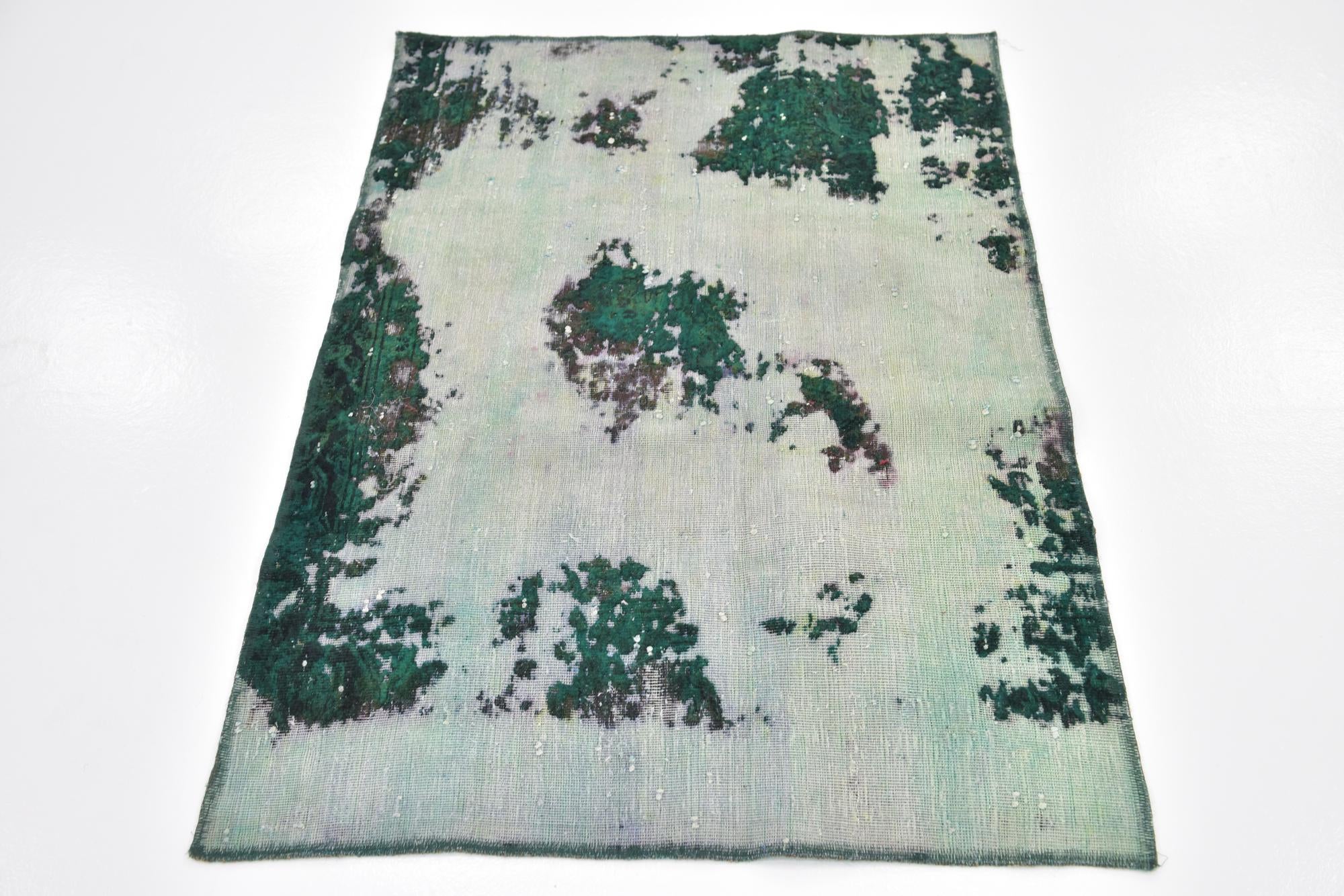 3' x 4' 3 Hand Knotted Ultra Vintage Persian Wool Rug