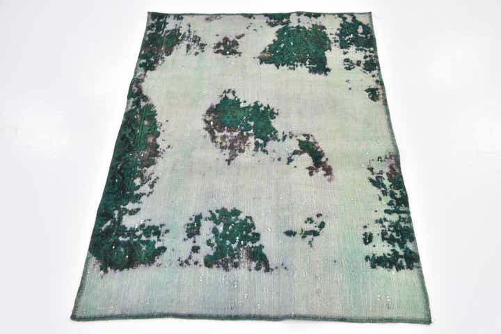 90cm x 130cm Handgeknoopt Ultra Vintage Perzisch Wol Vloerkleed