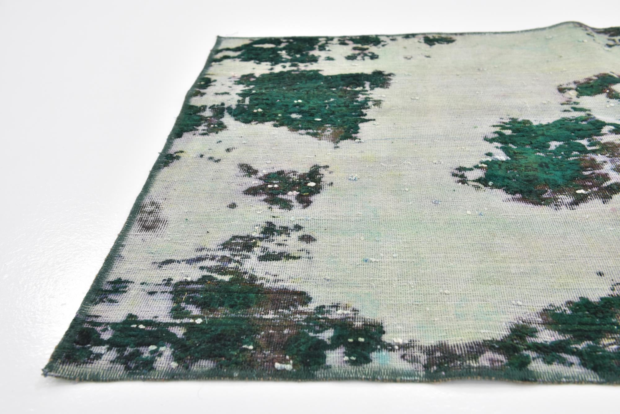 3' x 4' 3 Hand Knotted Ultra Vintage Persian Wool Rug