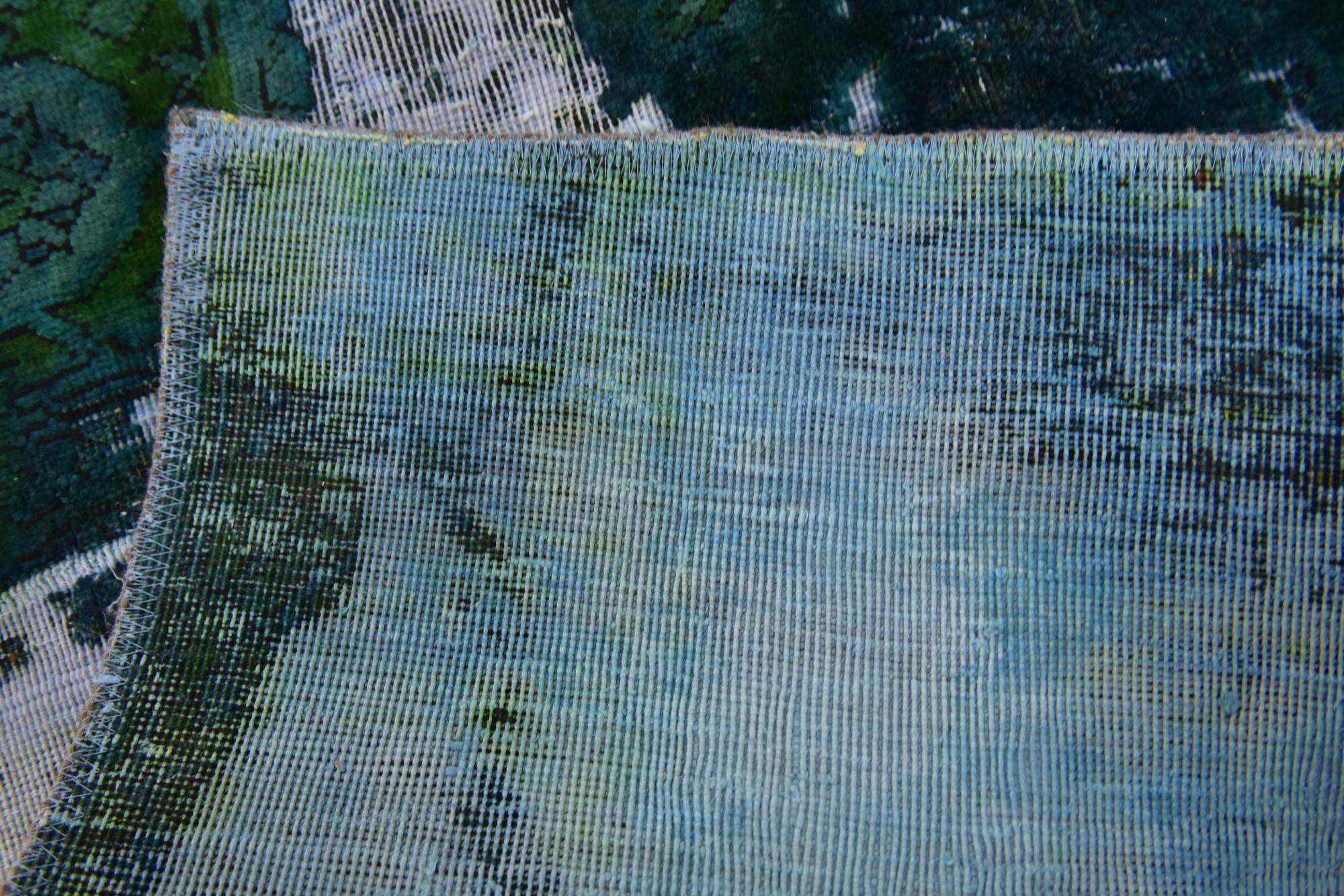 5' 8 x 7' 10 Hand Knotted Ultra Vintage Persian Wool Rug