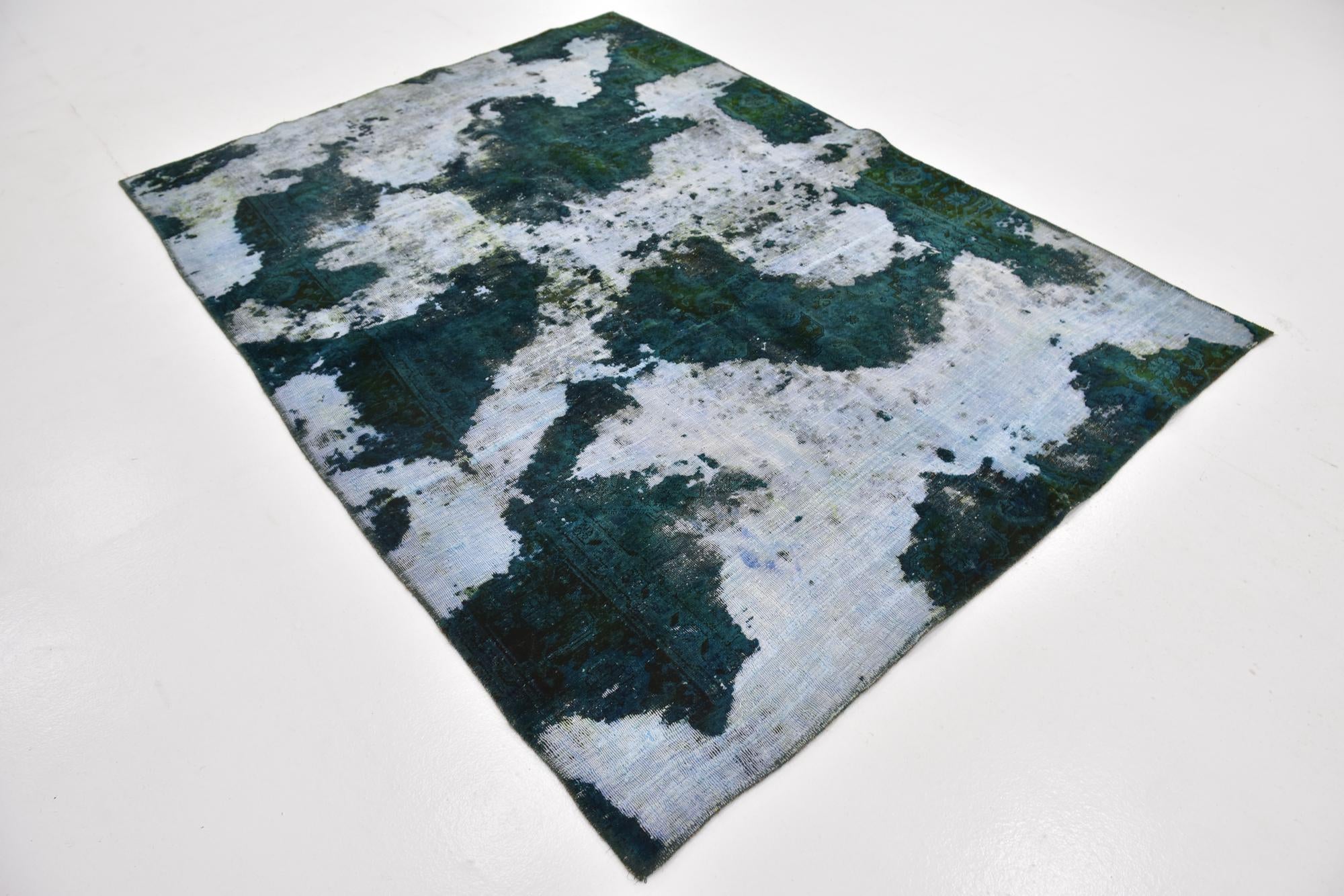 5' 8 x 7' 10 Hand Knotted Ultra Vintage Persian Wool Rug