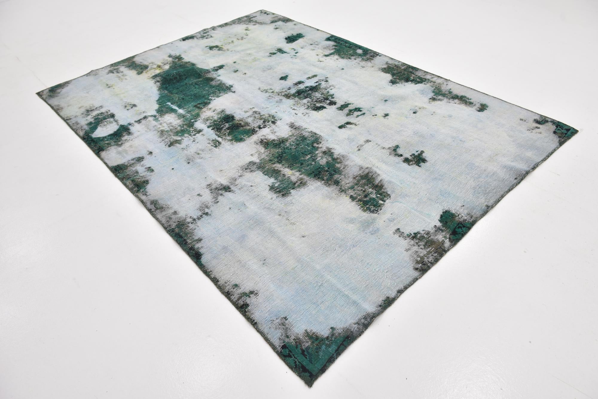6' x 8' 4 Hand Knotted Ultra Vintage Persian Wool Rug