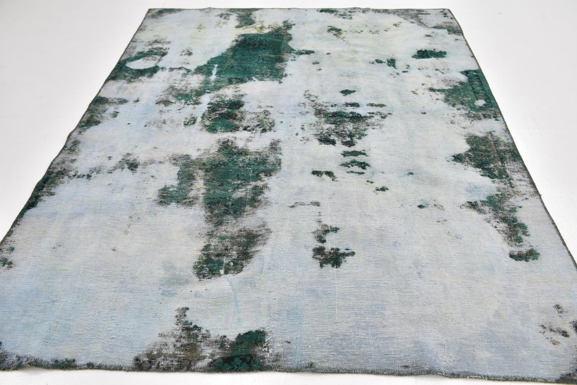 6' x 8' 4 Hand Knotted Ultra Vintage Persian Wool Rug
