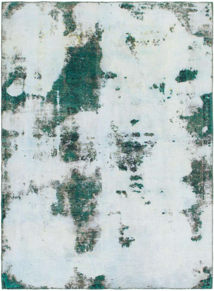 6' x 8' 4 Hand Knotted Ultra Vintage Persian Wool Rug