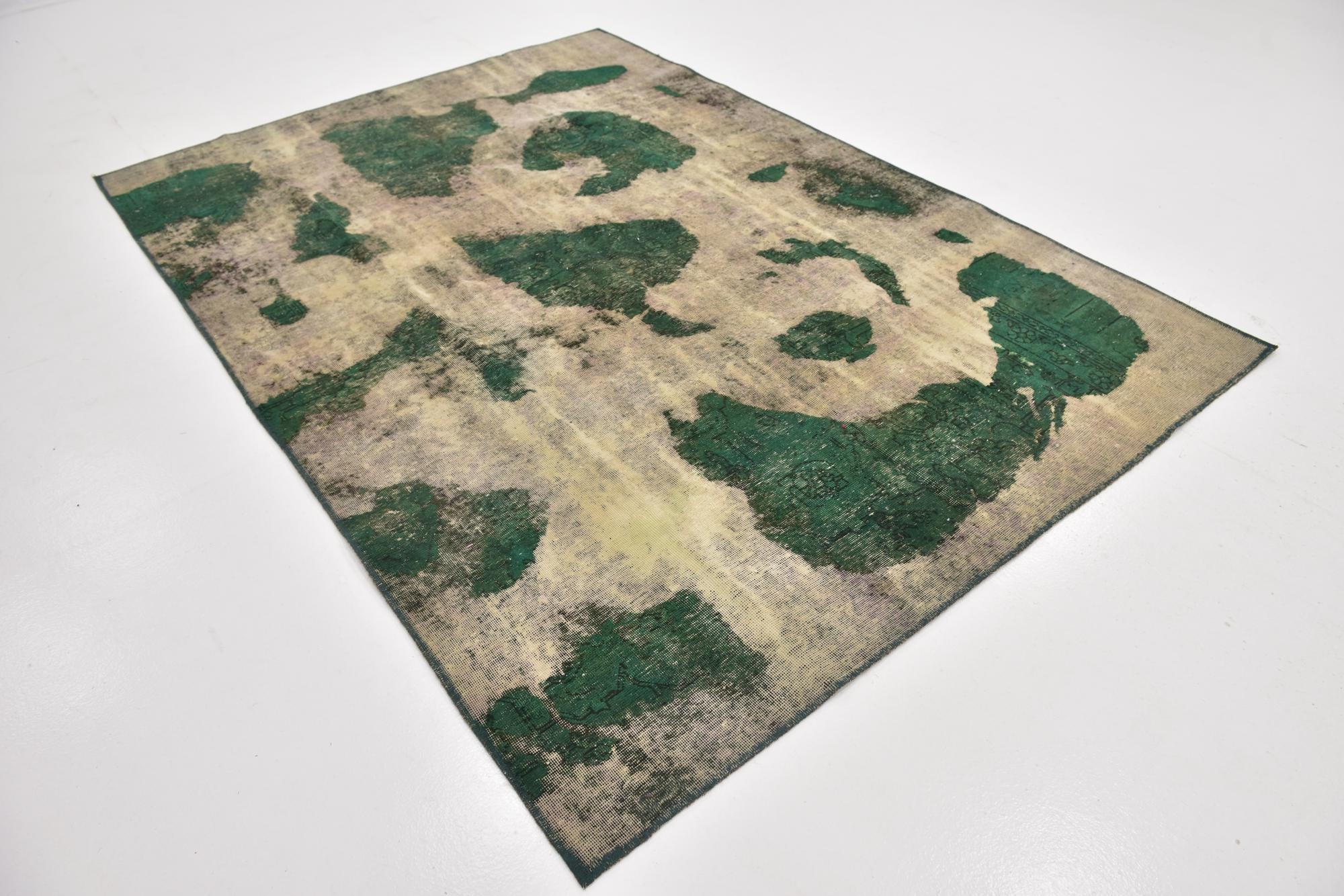 6' x 8' 8 Hand Knotted Ultra Vintage Persian Wool Rug