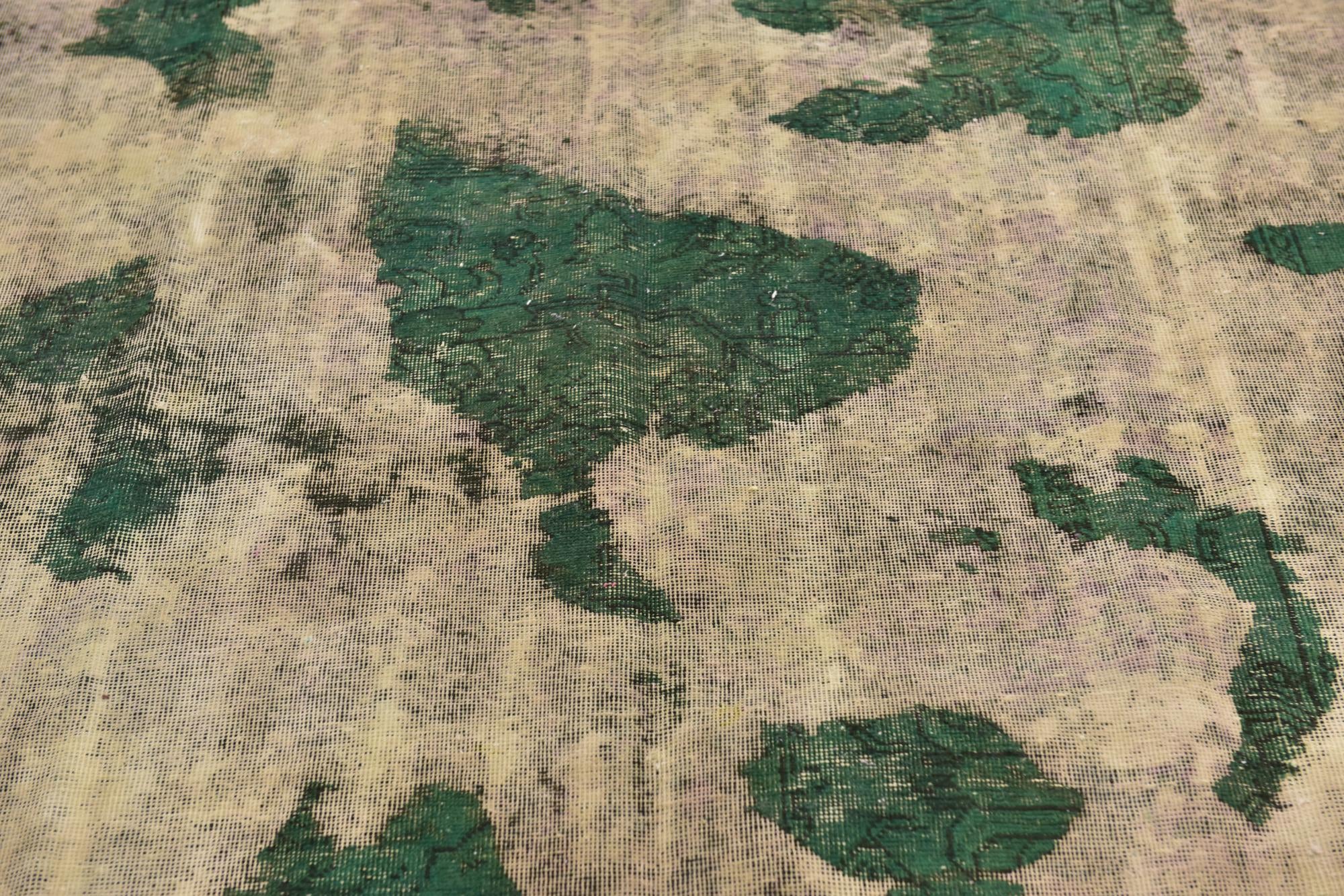 6' x 8' 8 Hand Knotted Ultra Vintage Persian Wool Rug
