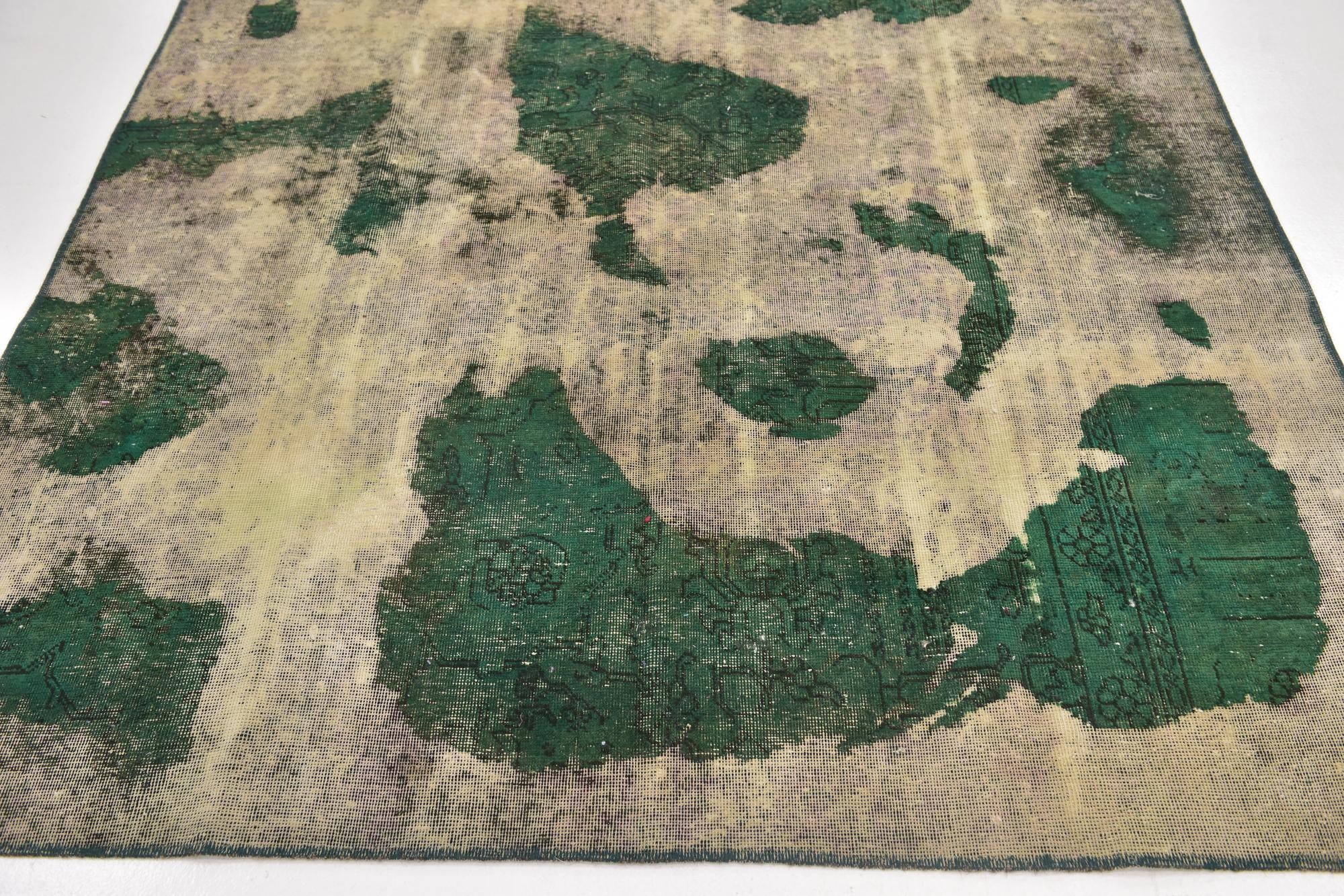 6' x 8' 8 Hand Knotted Ultra Vintage Persian Wool Rug