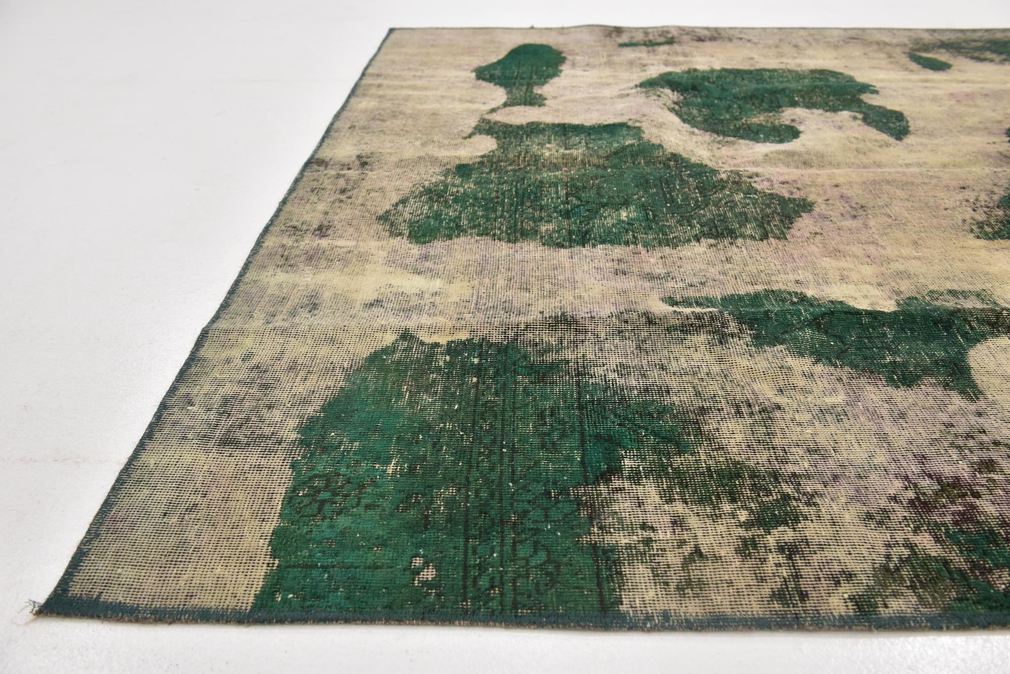 6' x 8' 8 Hand Knotted Ultra Vintage Persian Wool Rug