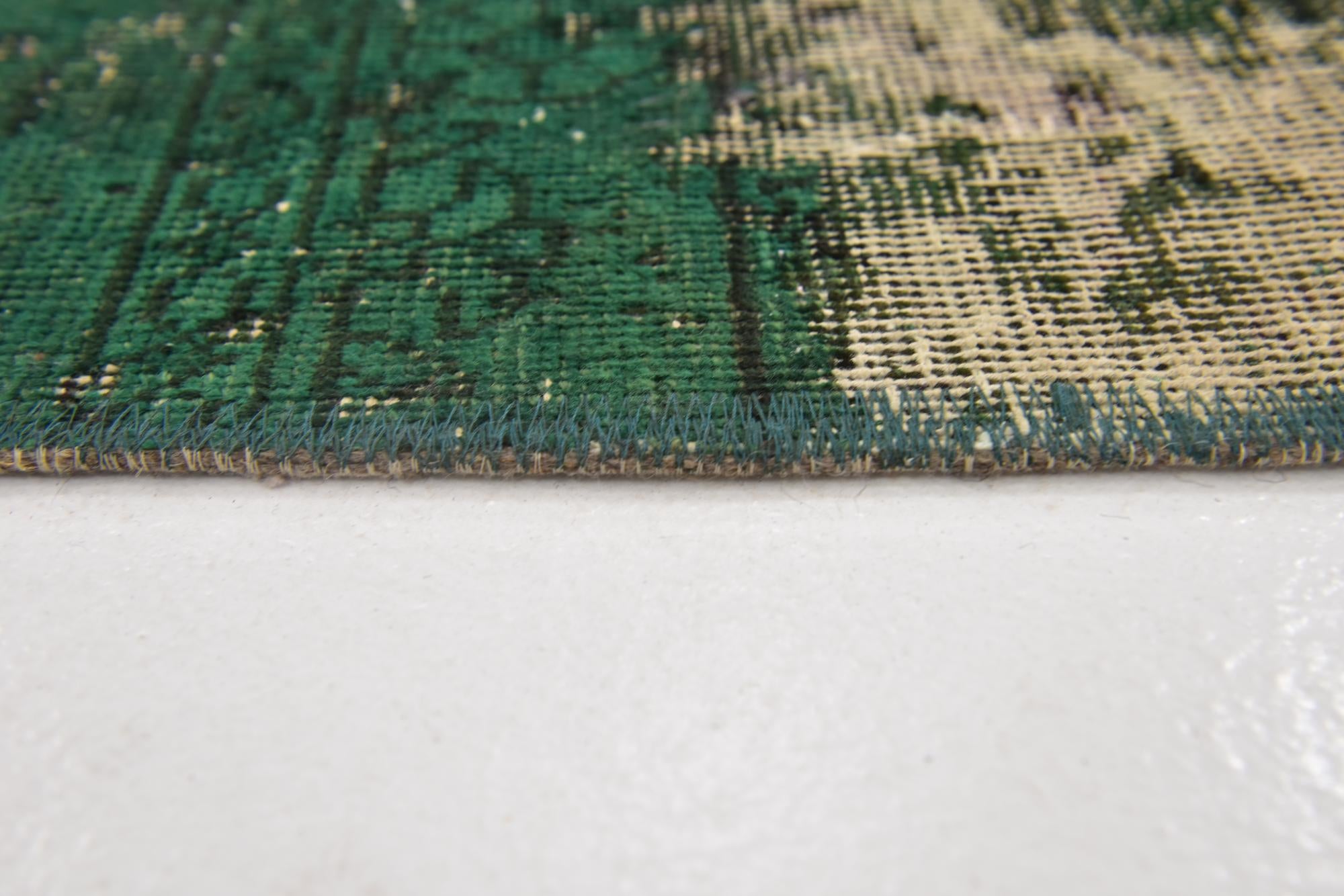 6' x 8' 8 Hand Knotted Ultra Vintage Persian Wool Rug