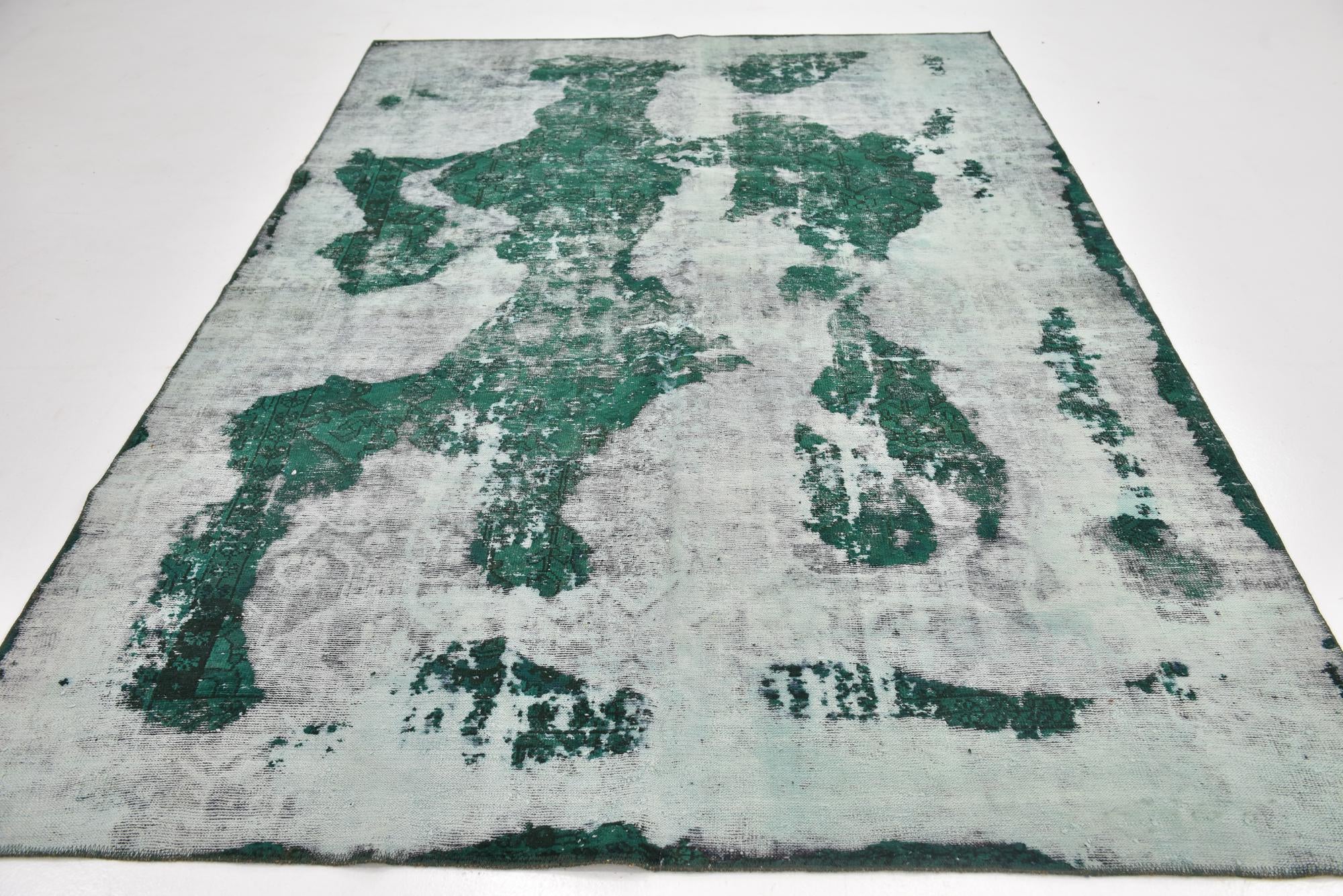 6' 6 x 9' 5 Hand Knotted Ultra Vintage Persian Wool Rug