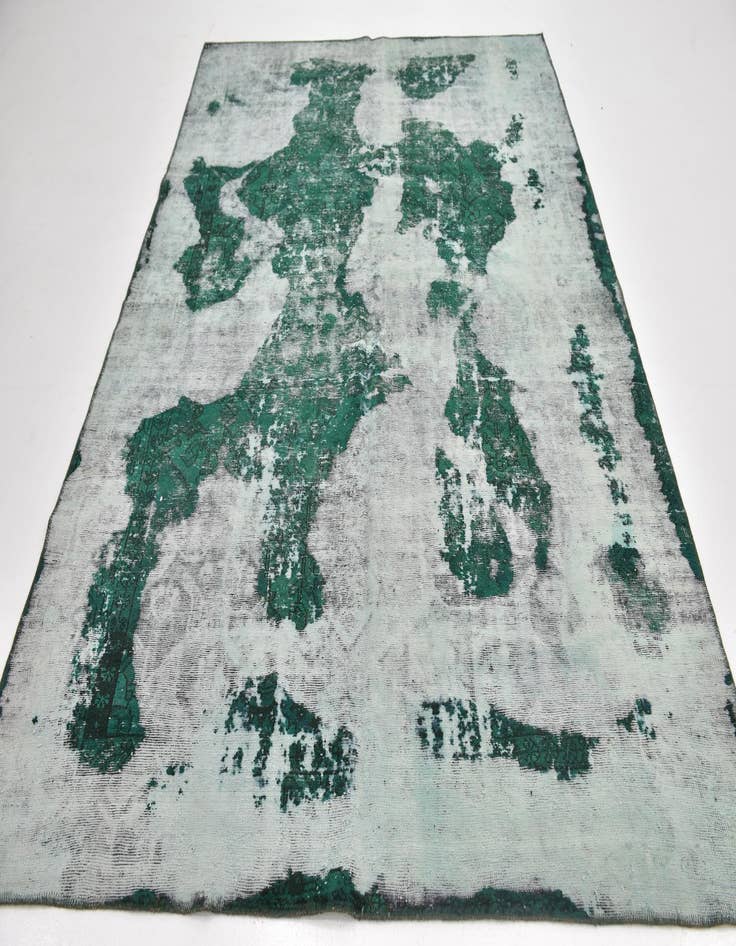 Detail image of 6' 6 x 9' 5  Hand Knotted Ultra Vintage Persian Wool Rug