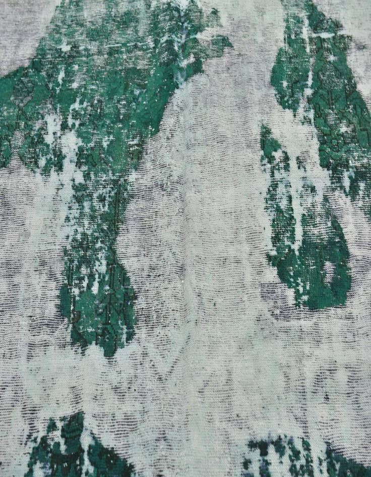 Detail image of 6' 6 x 9' 5  Hand Knotted Ultra Vintage Persian Wool Rug