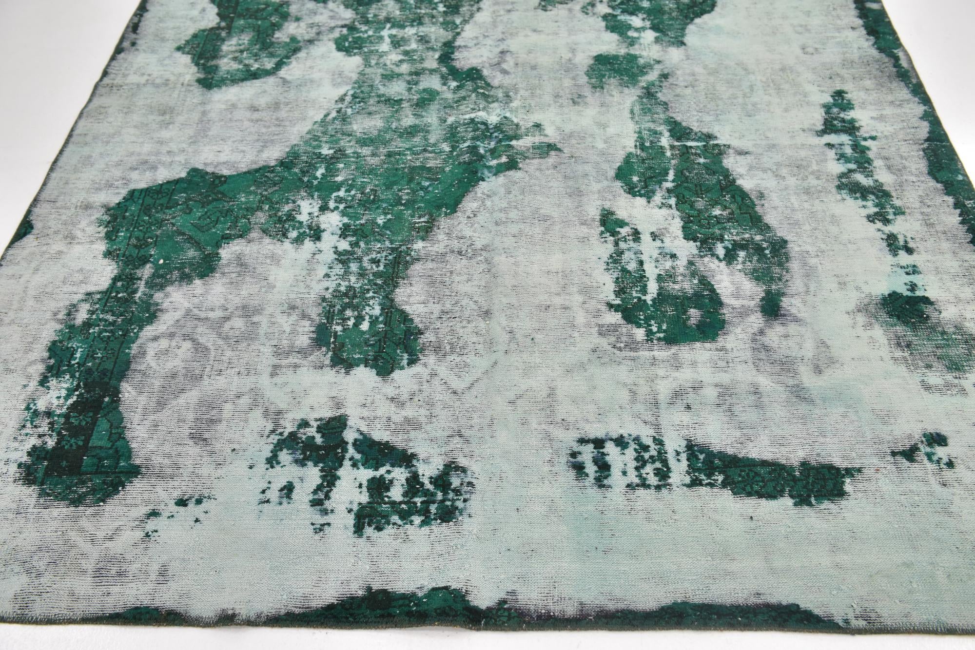 6' 6 x 9' 5 Hand Knotted Ultra Vintage Persian Wool Rug