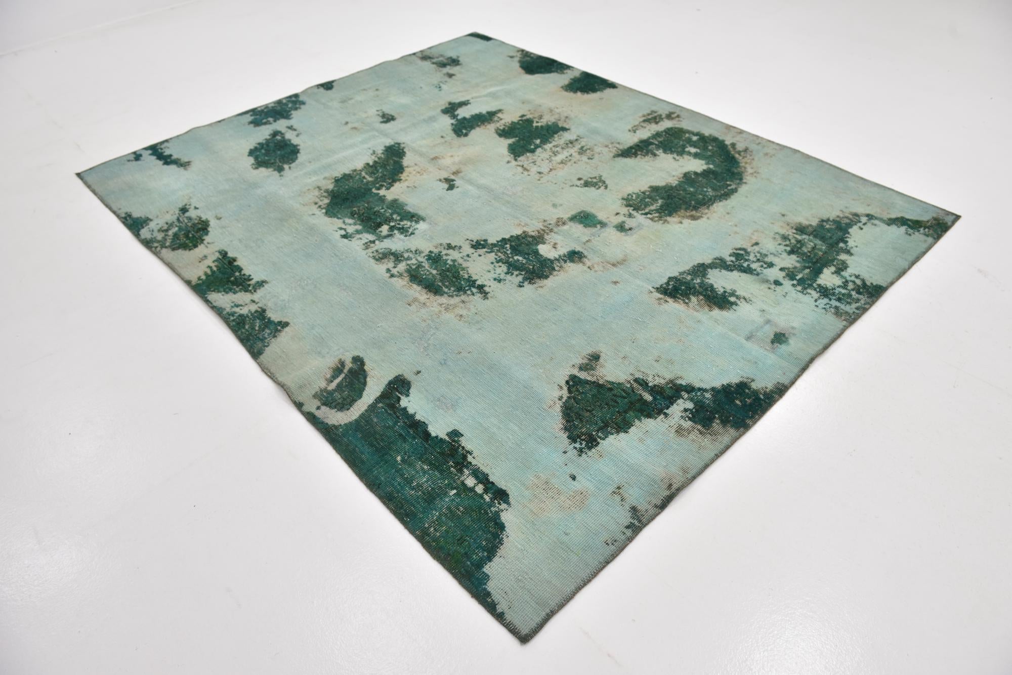 7' x 8' 4 Hand Knotted Ultra Vintage Persian Wool Rug