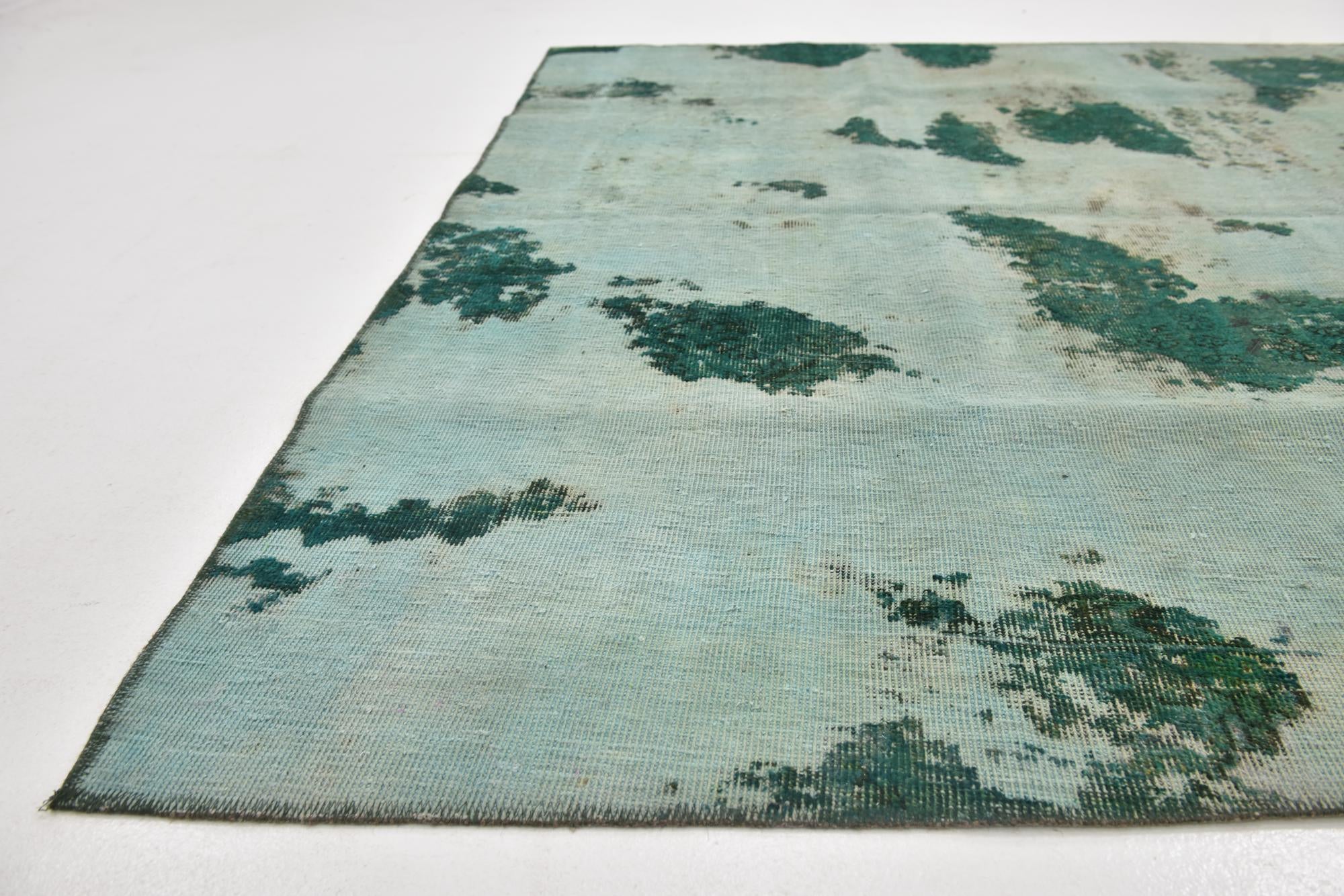 7' x 8' 4 Hand Knotted Ultra Vintage Persian Wool Rug