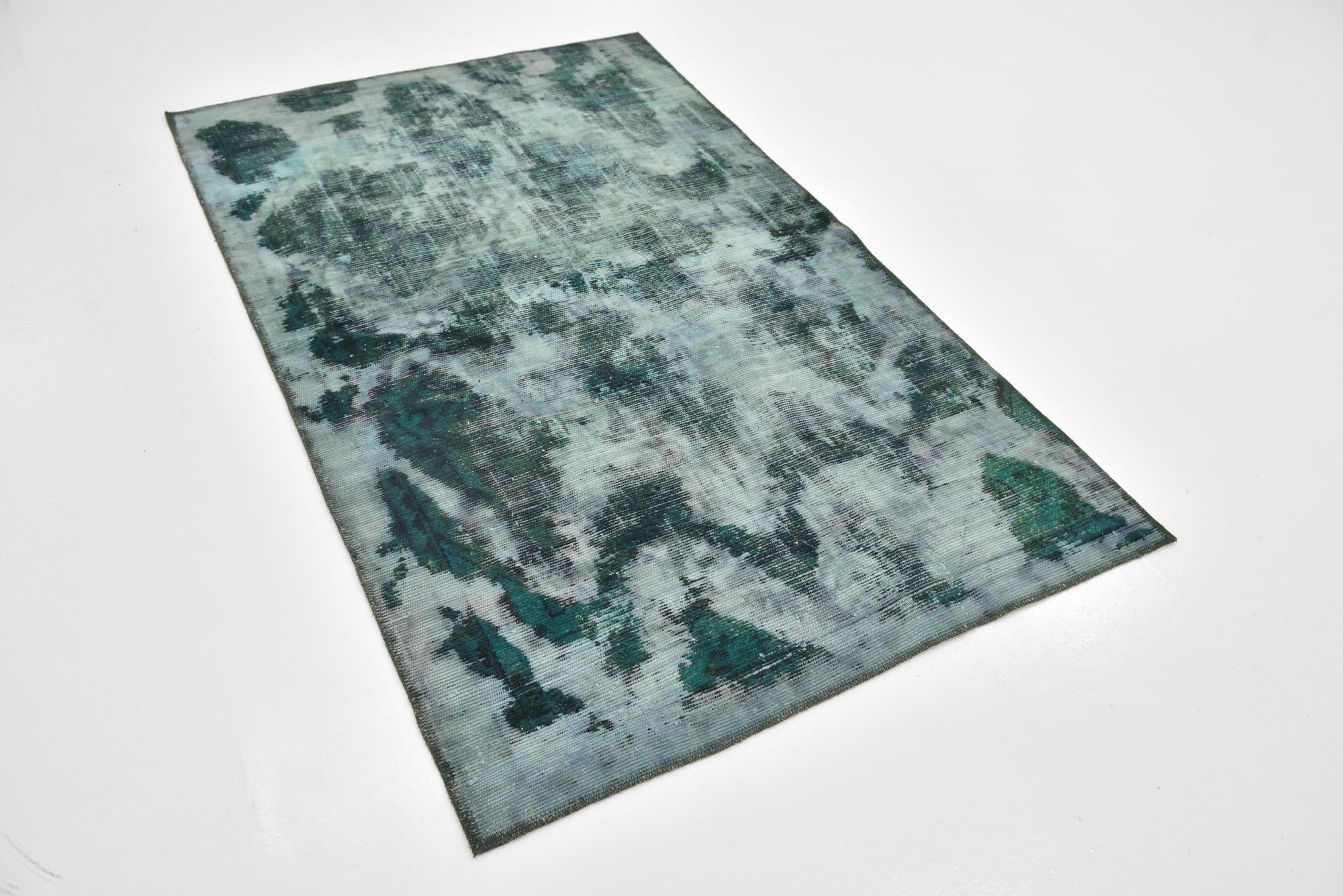 3' 7 x 5' 8 Hand Knotted Ultra Vintage Persian Wool Rug
