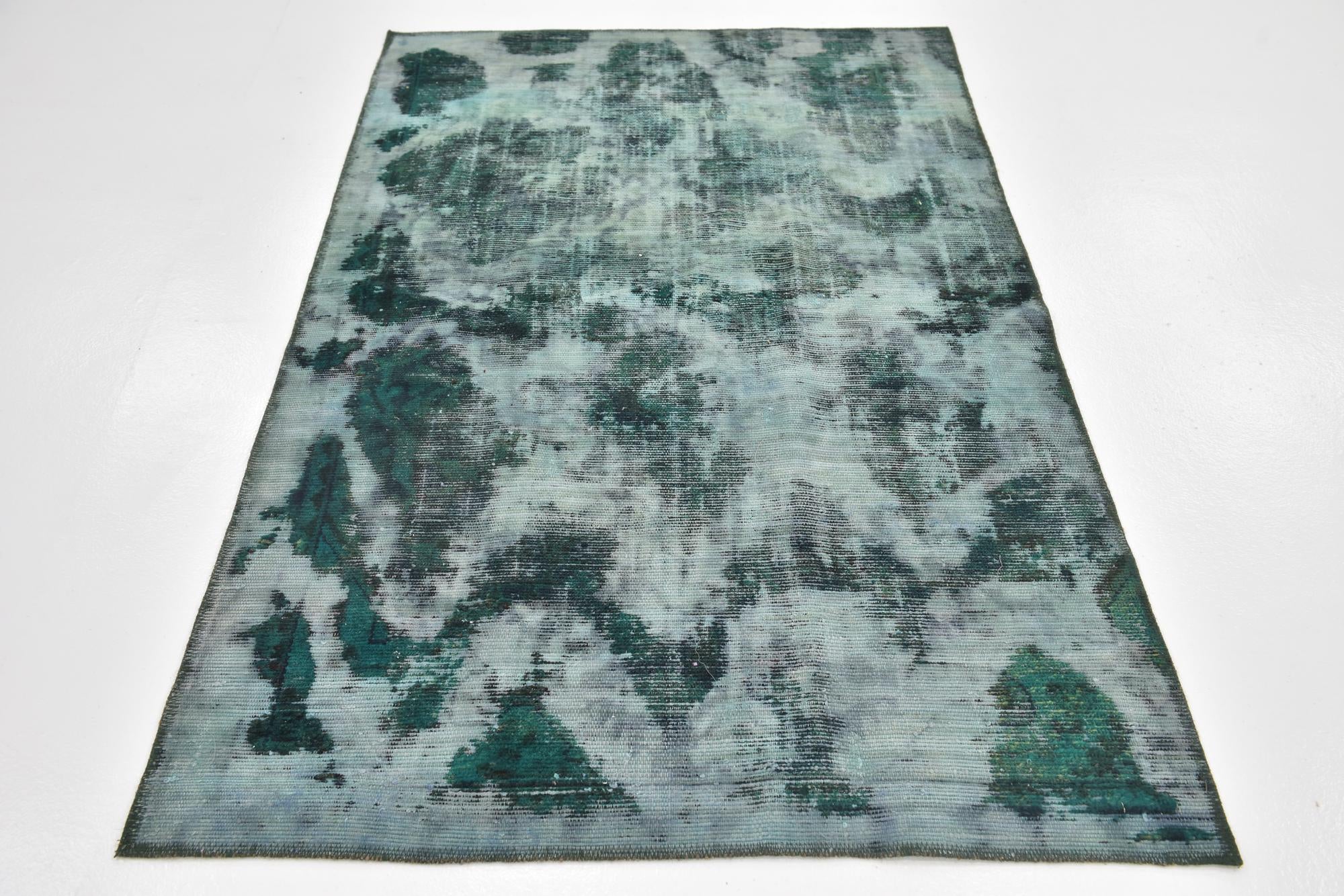 3' 7 x 5' 8 Hand Knotted Ultra Vintage Persian Wool Rug
