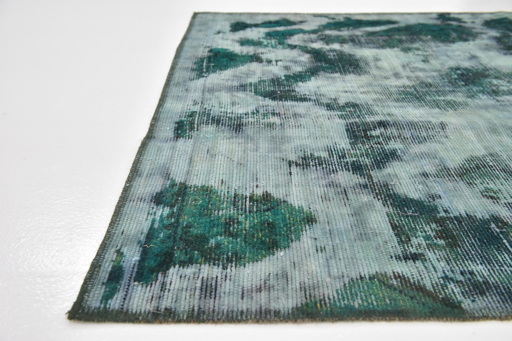 3' 7 x 5' 8 Hand Knotted Ultra Vintage Persian Wool Rug
