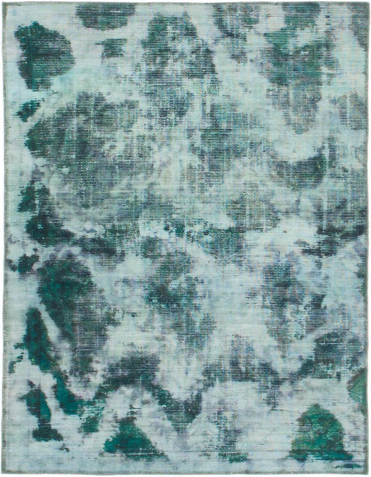 Detail image of 3' 7 x 5' 8 Hand Knotted Ultra Vintage Persian Wool Rug