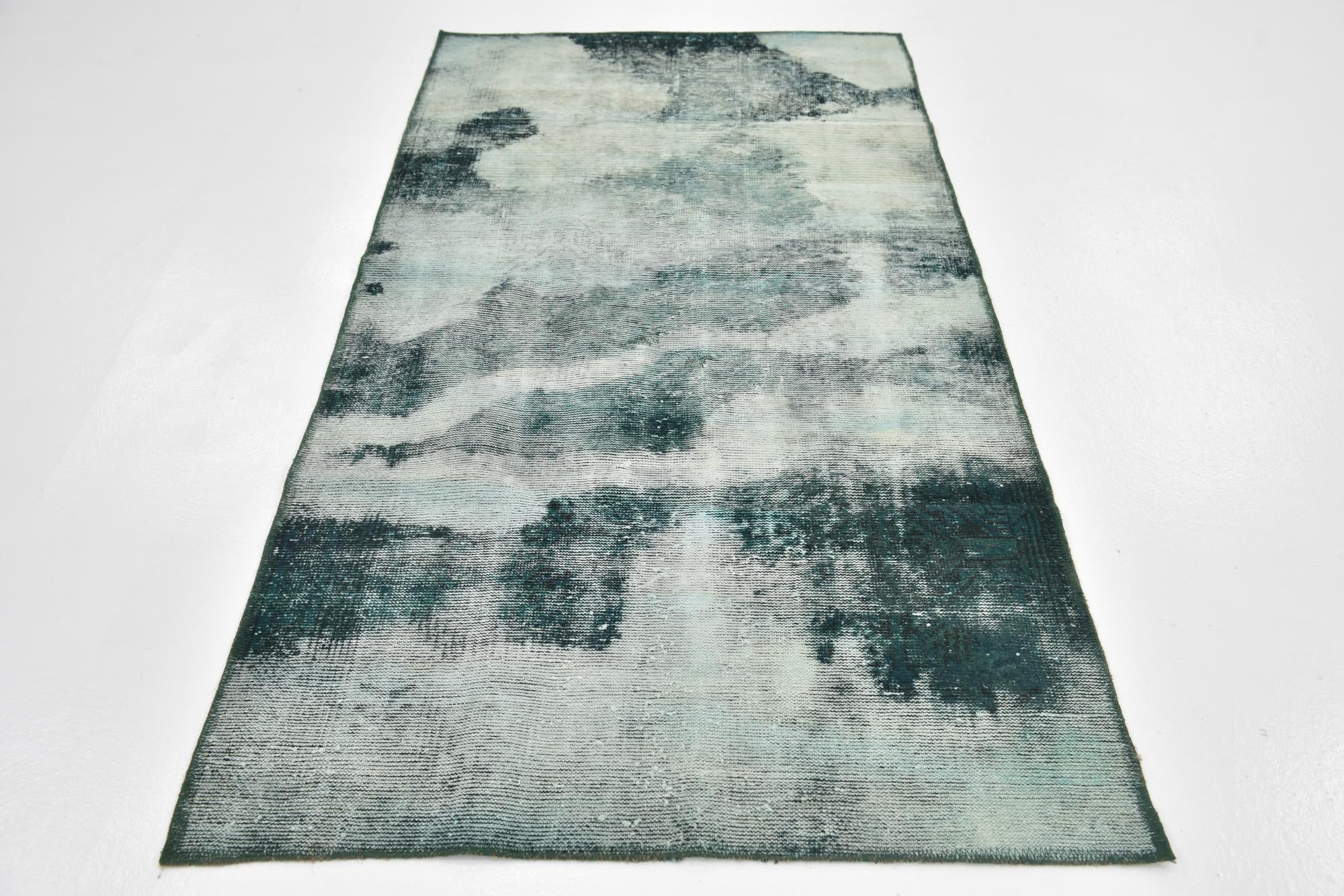 3' 3 x 6' 5 Hand Knotted Ultra Vintage Persian Wool Rug