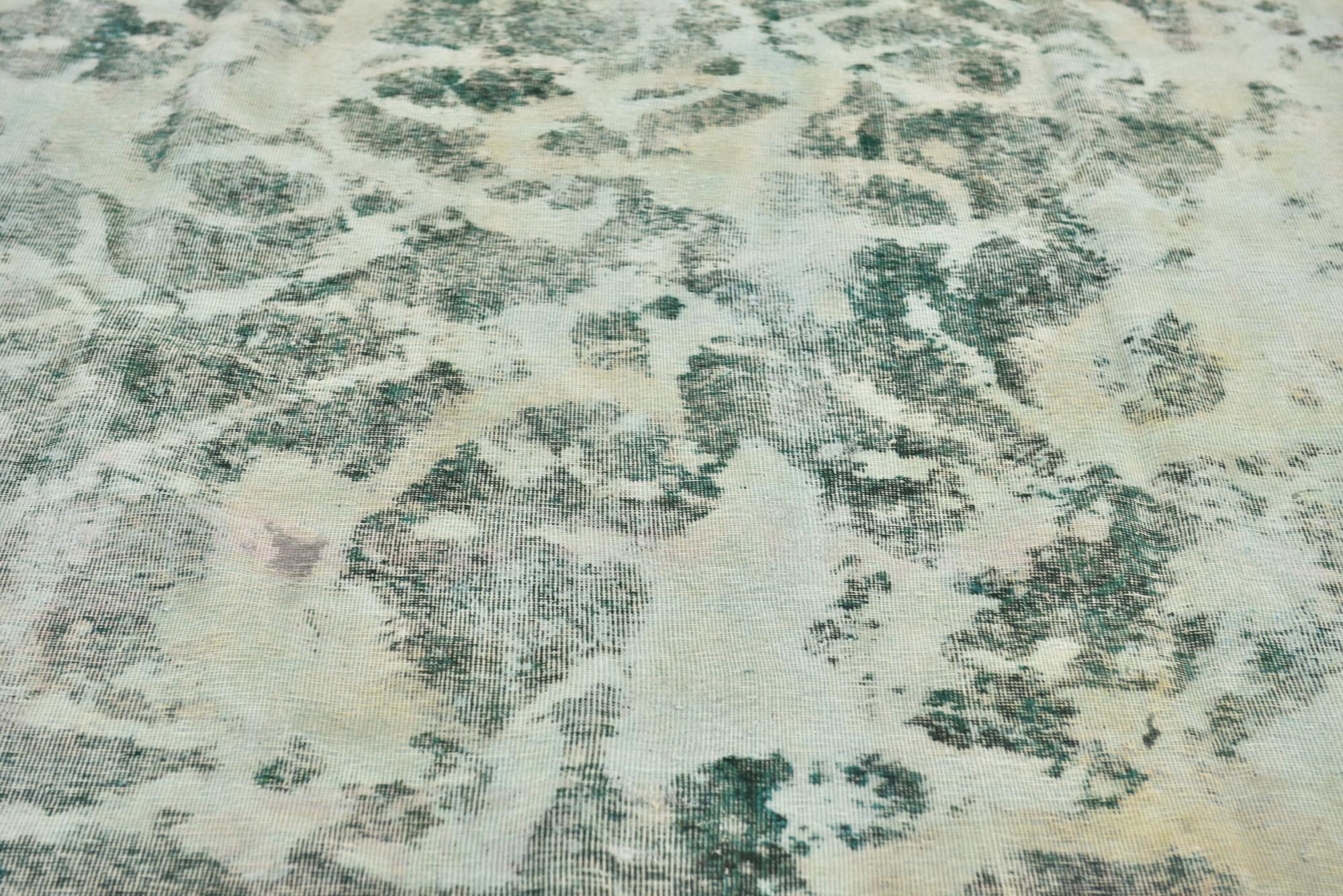 8' 9 x 12' 3 Hand Knotted Ultra Vintage Persian Wool Rug
