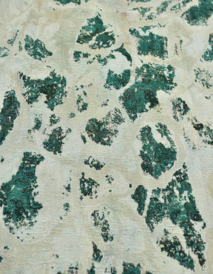 Detail image of 9' x 10' 10  Hand Knotted Ultra Vintage Persian Wool Rug