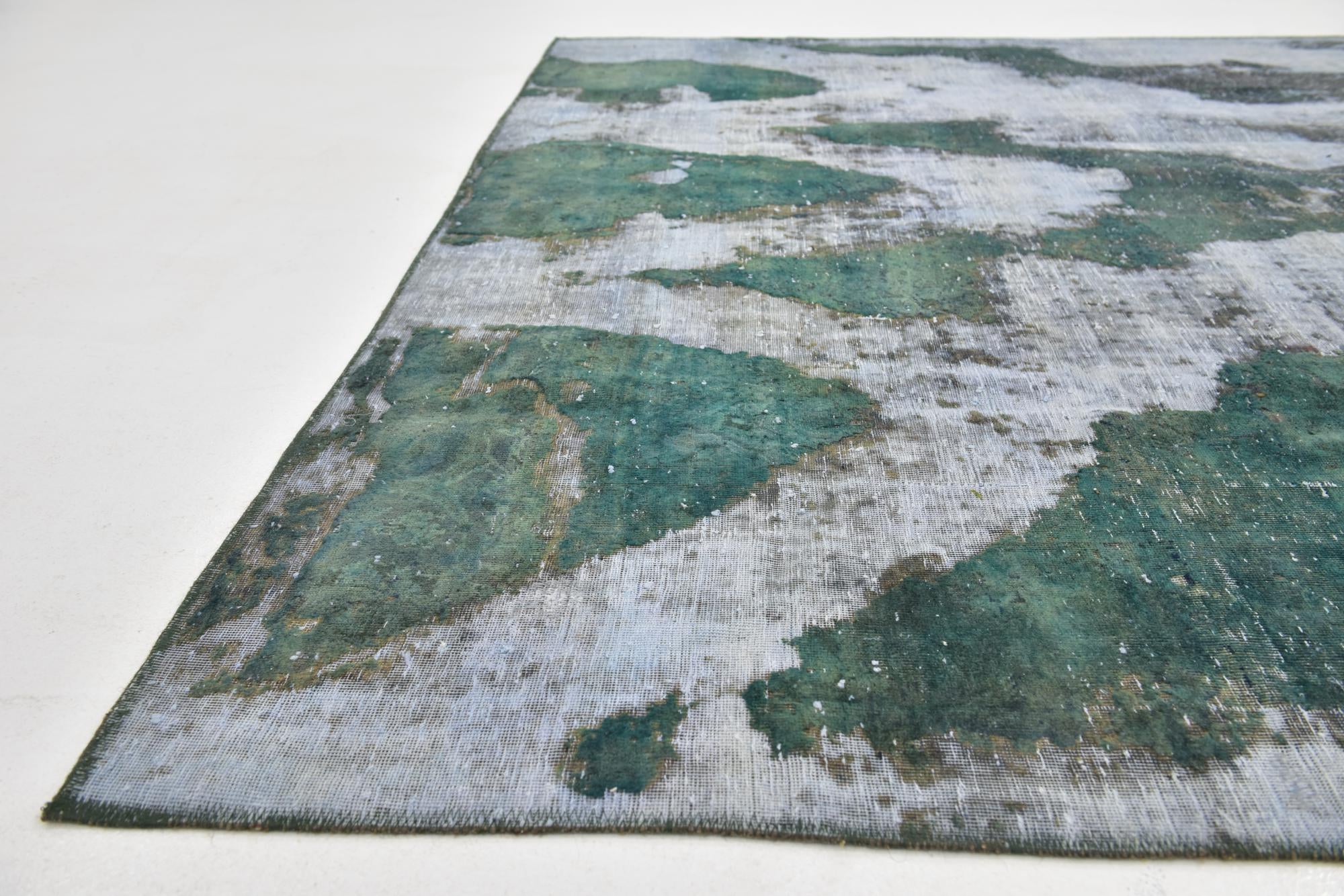 7' 2 x 10' 10 Hand Knotted Ultra Vintage Persian Wool Rug