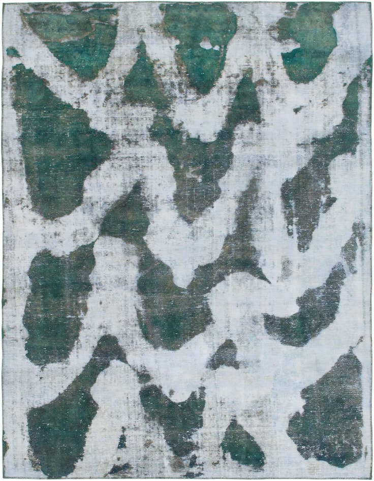 Detail image of 7' 2 x 10' 10 Hand Knotted Ultra Vintage Persian Wool Rug