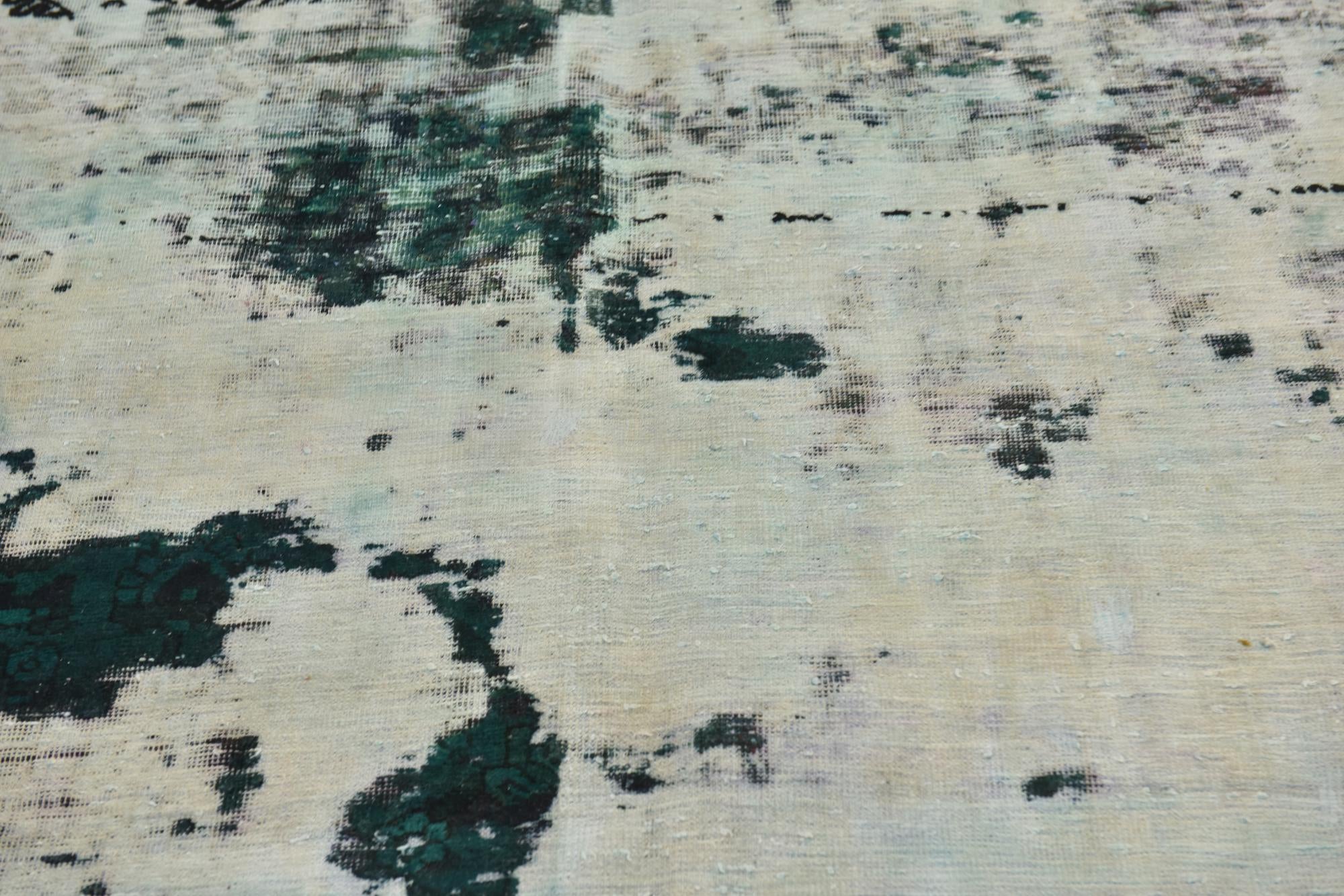 6' 5 x 9' 3 Hand Knotted Ultra Vintage Persian Wool Rug