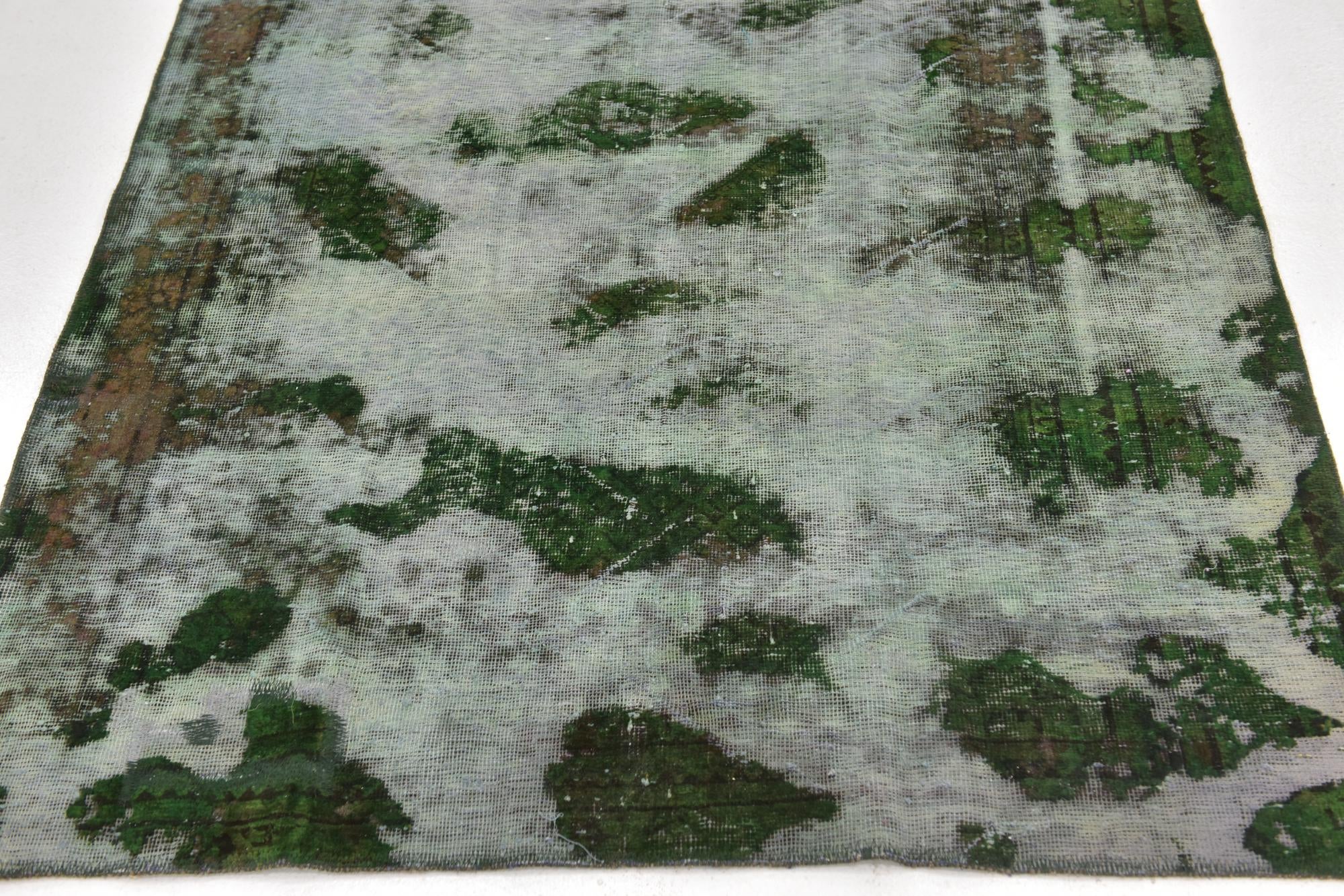 4' 4 x 6' 5 Hand Knotted Ultra Vintage Persian Wool Rug