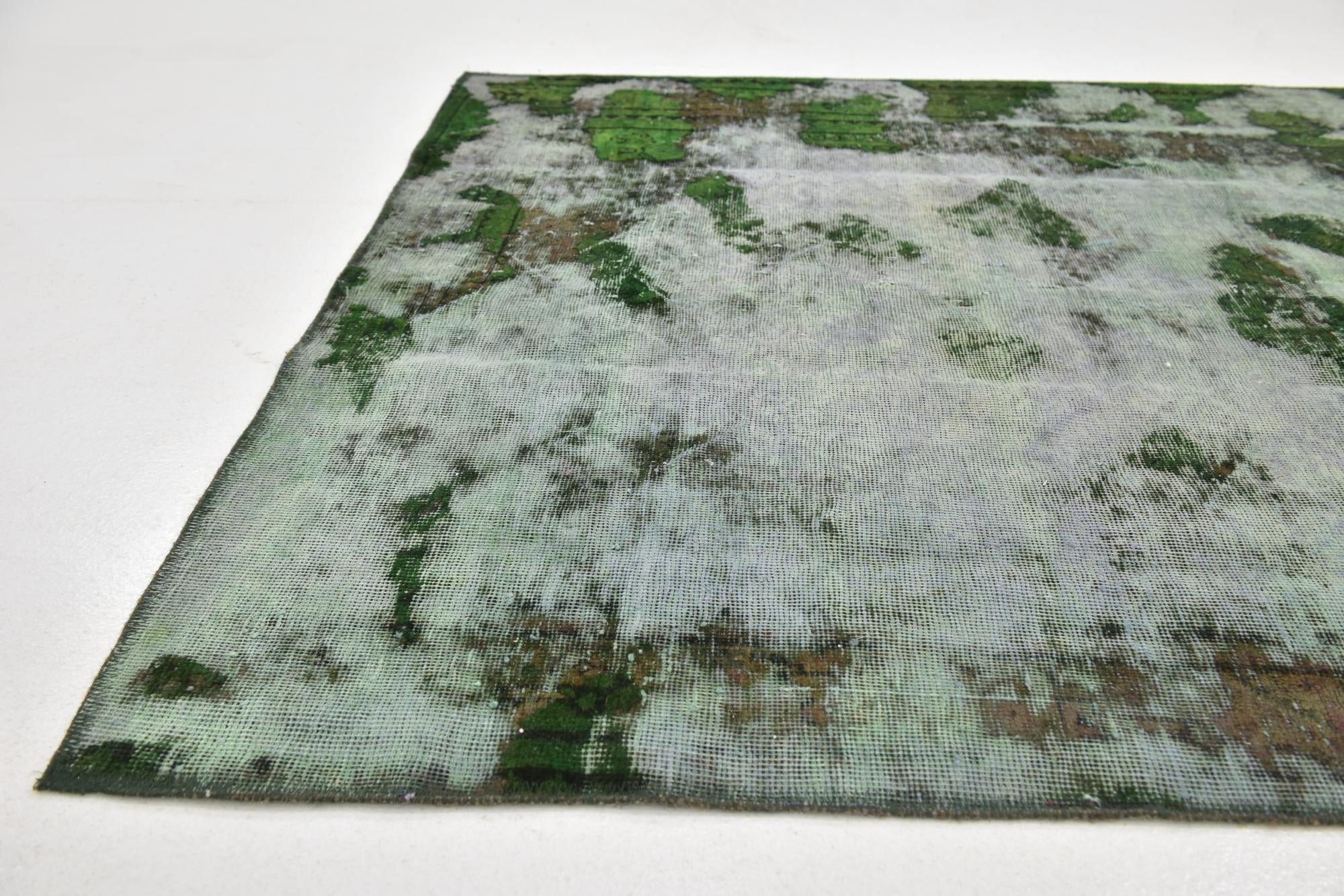 4' 4 x 6' 5 Hand Knotted Ultra Vintage Persian Wool Rug