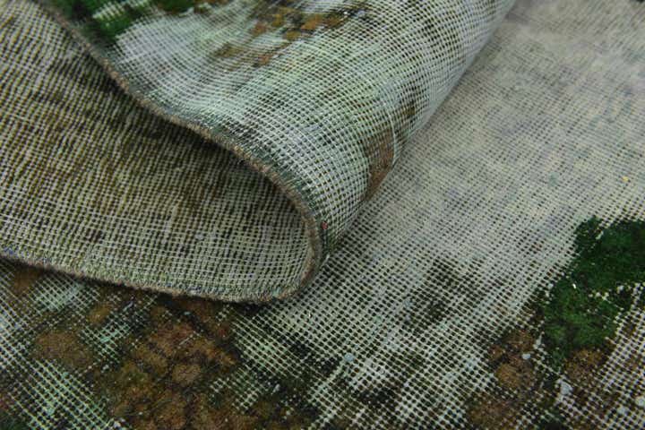 4' 4 x 6' 5 Hand Knotted Ultra Vintage Persian Wool Rug