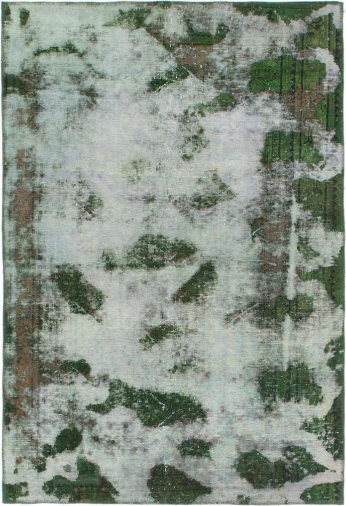 4' 4 x 6' 5 Hand Knotted Ultra Vintage Persian Wool Rug