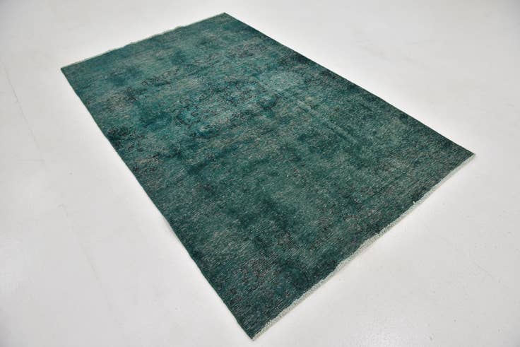 Detail image of 4' 10 x 7' 10 Hand Knotted Ultra Vintage Persian Wool Rug