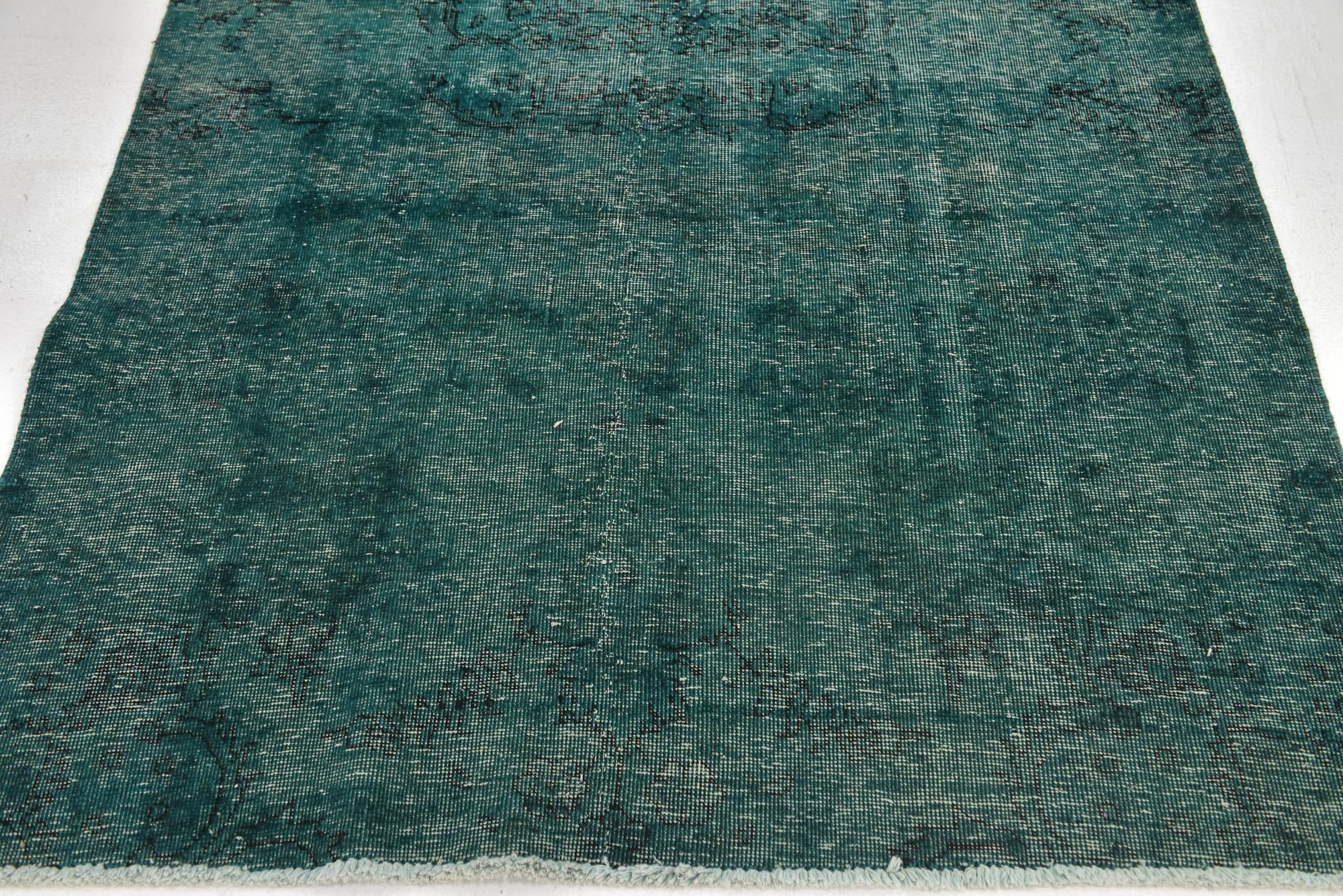 4' 10 x 7' 10 Hand Knotted Ultra Vintage Persian Wool Rug