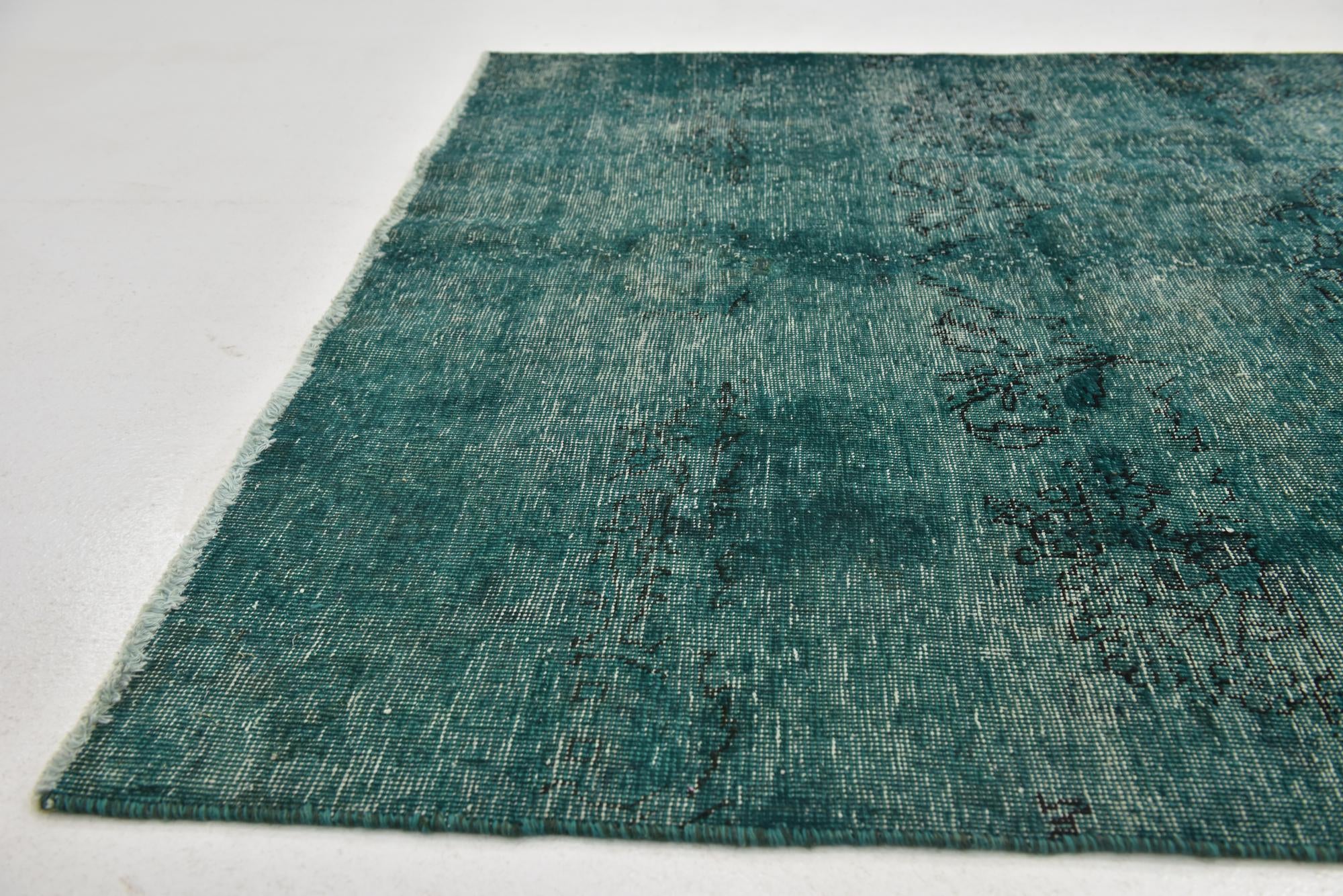 4' 10 x 7' 10 Hand Knotted Ultra Vintage Persian Wool Rug
