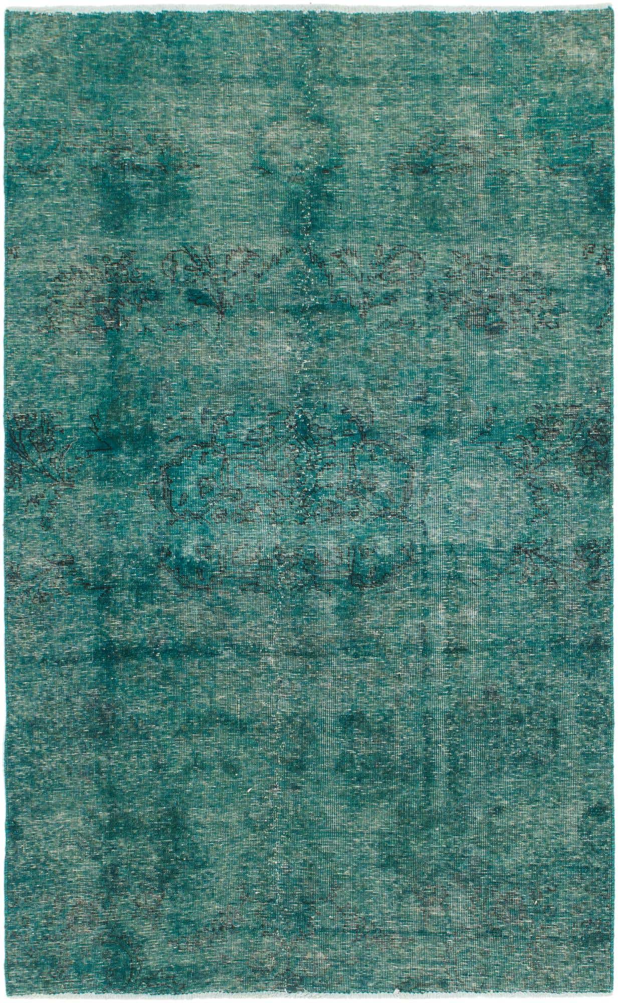 4' 10 x 7' 10 Hand Knotted Ultra Vintage Persian Wool Rug