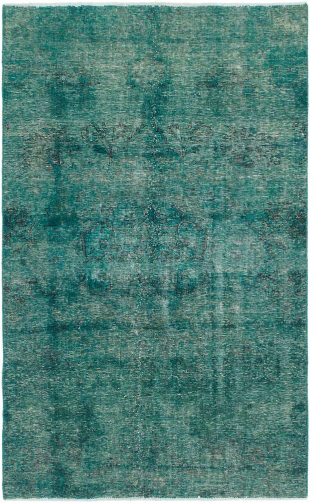 4' 10 x 7' 10 Hand Knotted Ultra Vintage Persian Wool Rug